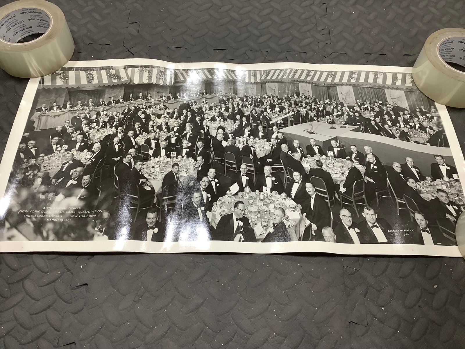 NY Coal Trade Golf Association photo 1948-1960(12inx23.5in): NY Coal Trade Golf Association photo 1948-1960(12inx23.5in)