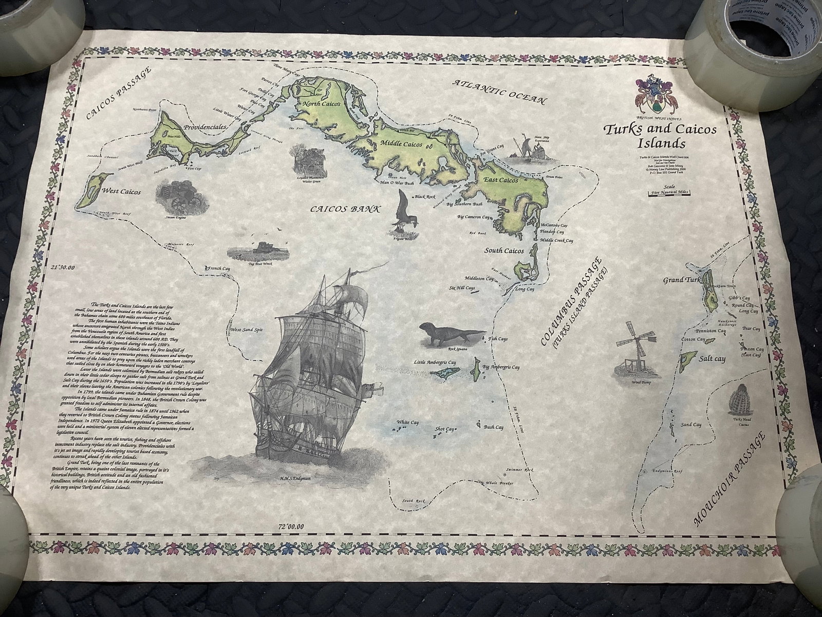 Turks and Caicos Islands poster(18inx24in) (1 of 1)