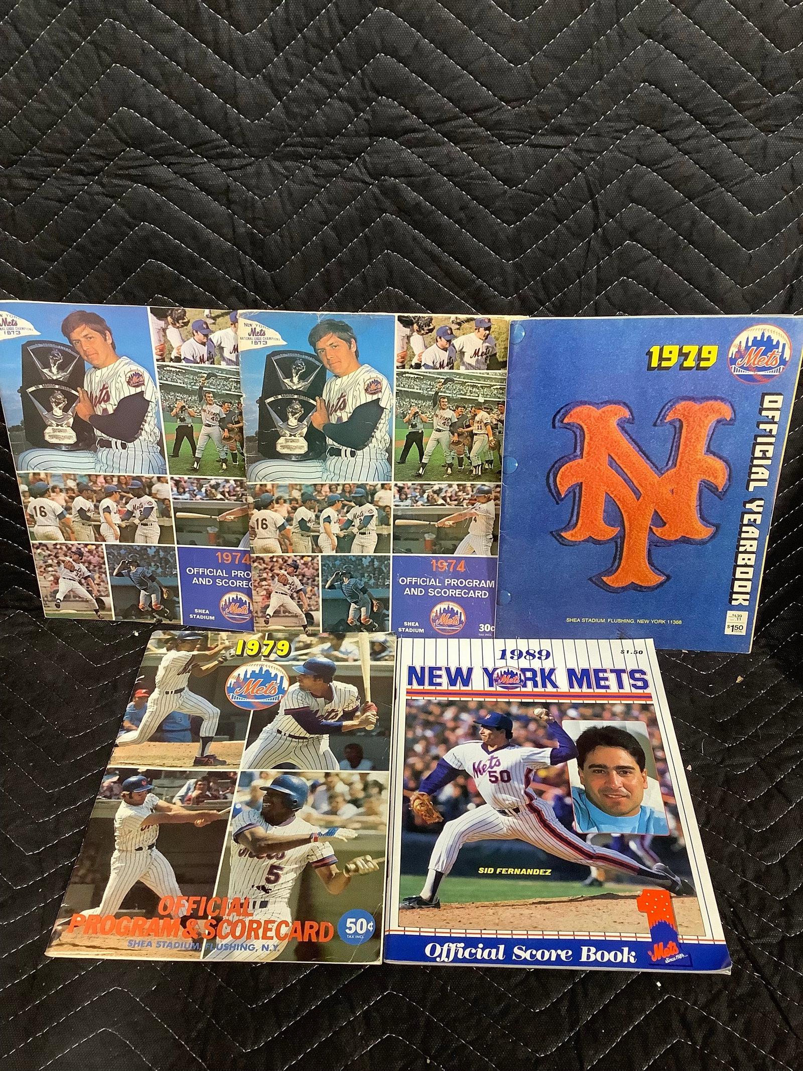 NY Mets programs, score book, and 1979 yearbook (1 of 1)