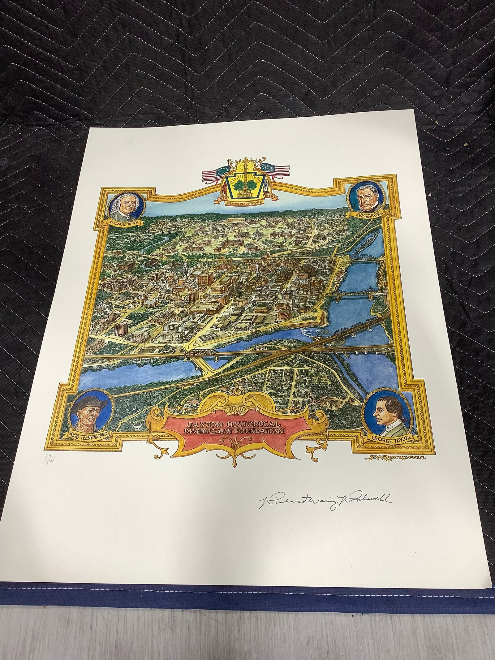 Signed Richard Rockwell numbered limited edition artwork(18inx24in) (1 of 1)