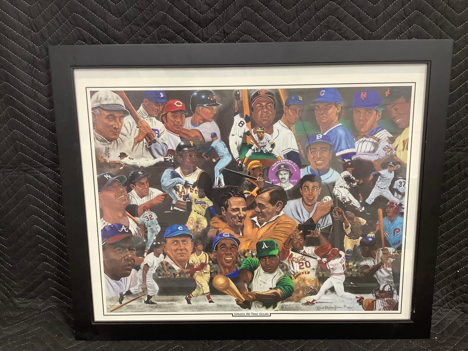 1996 Simons All Time Greats framed print(25.5inx31in) (1 of 1)