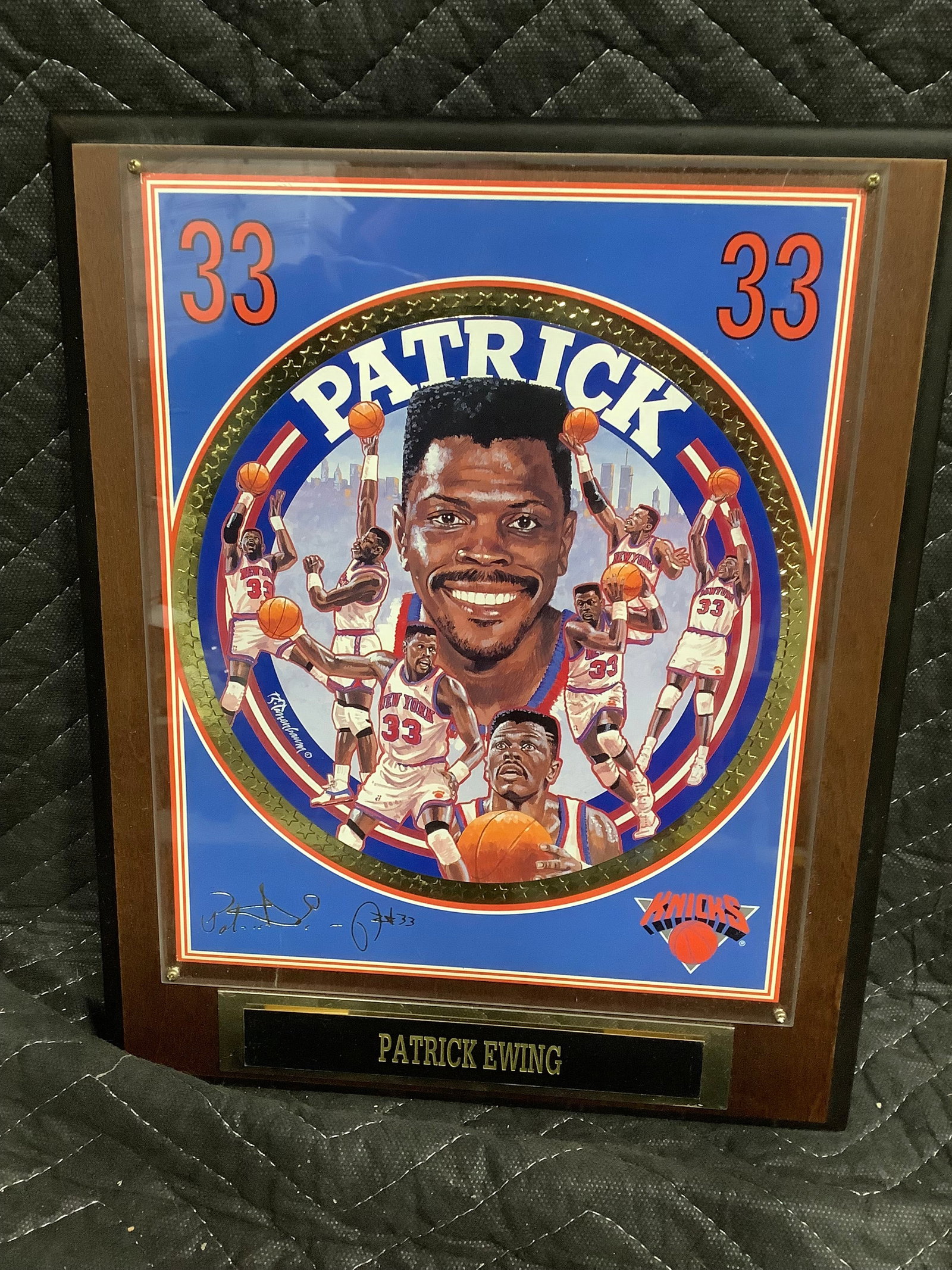Patrick Ewing Wall Plaque (10.5inx13in) (1 of 1)
