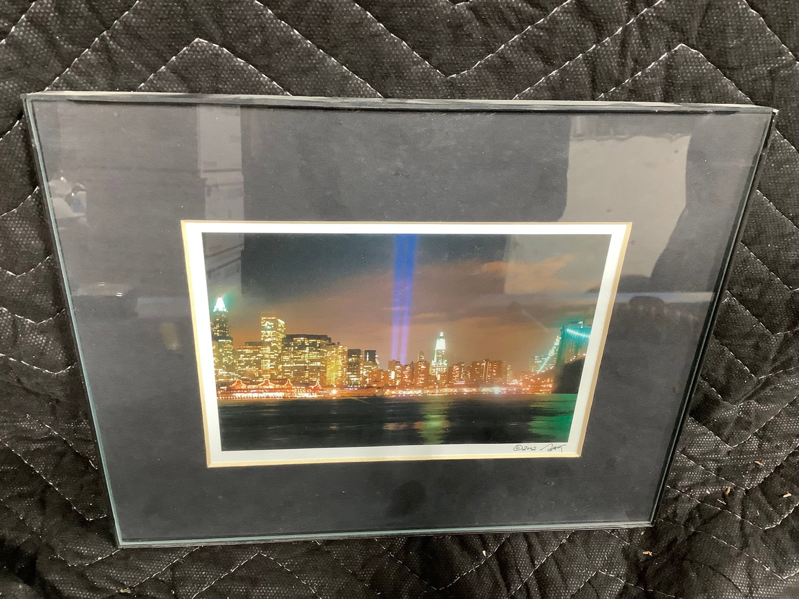 Framed 2002 New York Photographic Print (8inx10in): Framed 2002 New York Photographic Print (8inx10in)