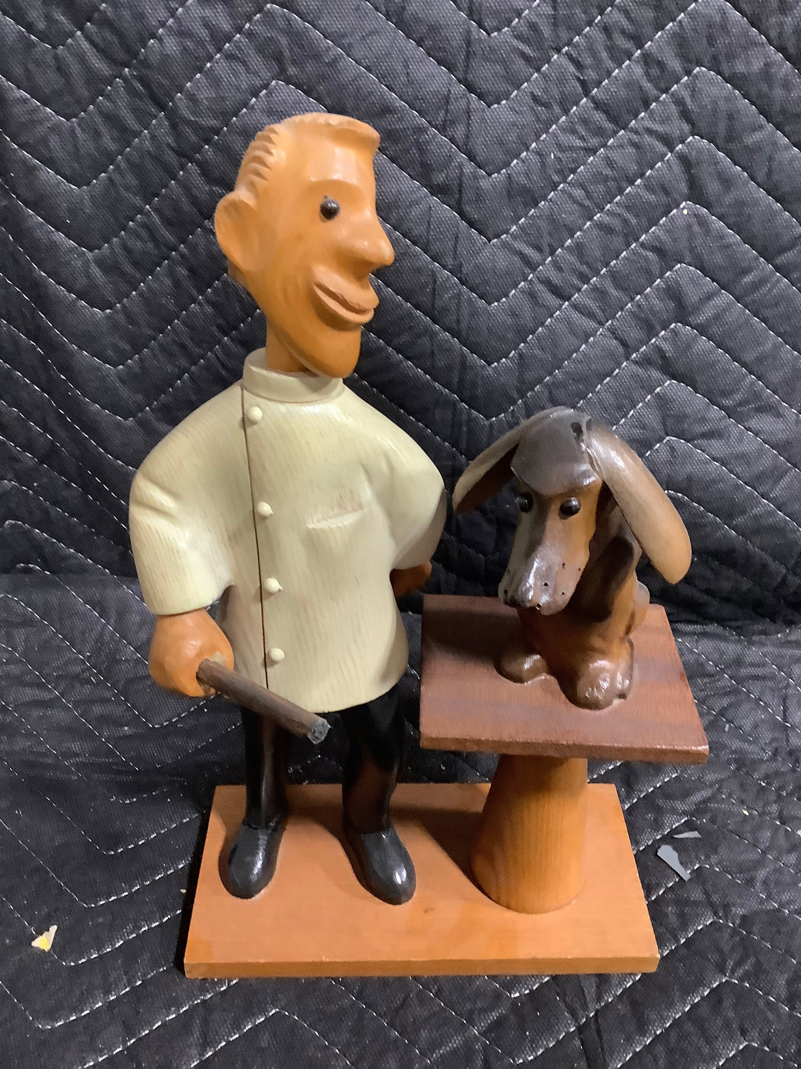 Vintage Romer Handcarved Wooden Figure (12in Tall): Vintage Romer Handcarved Wooden Figure (12in Tall)