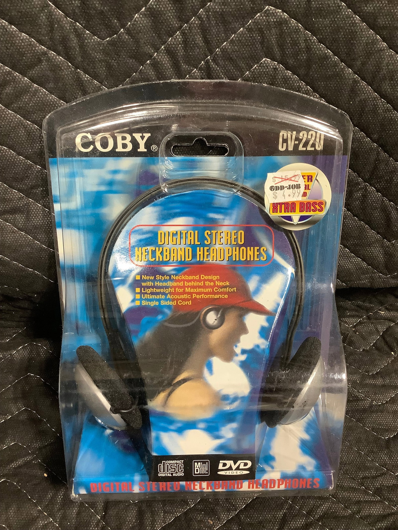 Coby Digital Stereo Neckband Headphones *new*: Coby Digital Stereo Neckband Headphones *new*