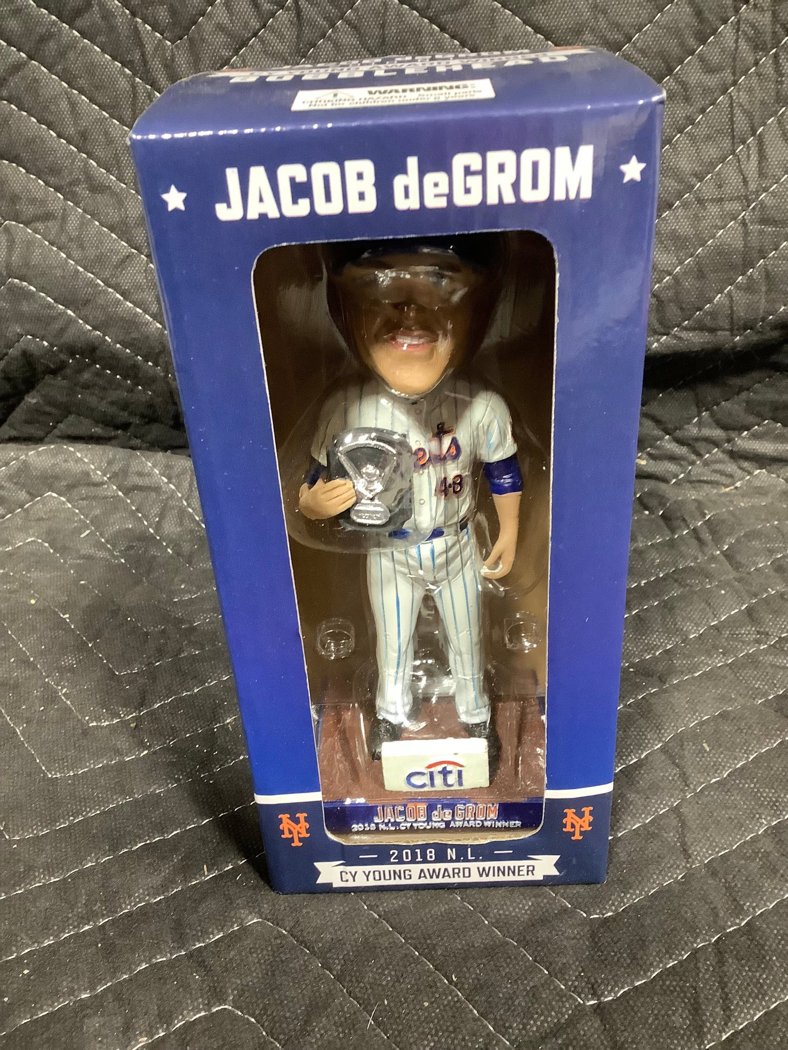 Jacob deGrom Bobblehead *new in box*: Jacob deGrom Bobblehead *new in box*