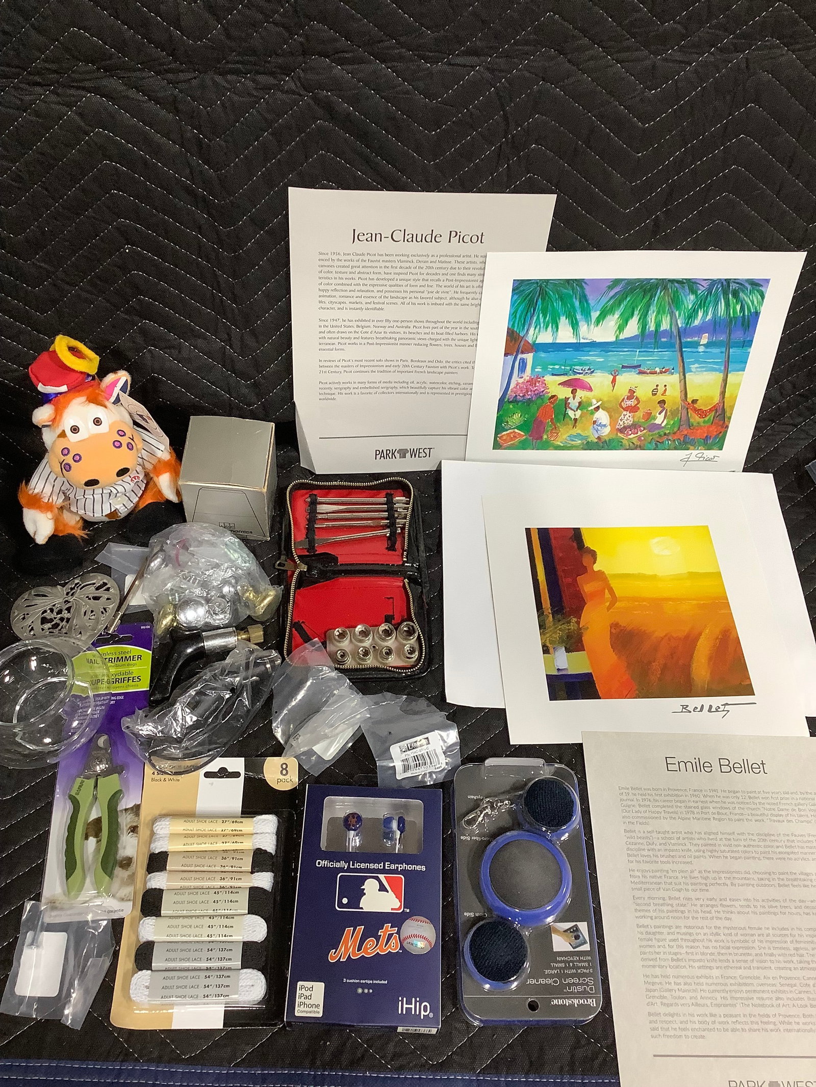 Various Art Prints, Mets earphones, Screen Cleaner, Shoe Laces, and more (1 of 1)
