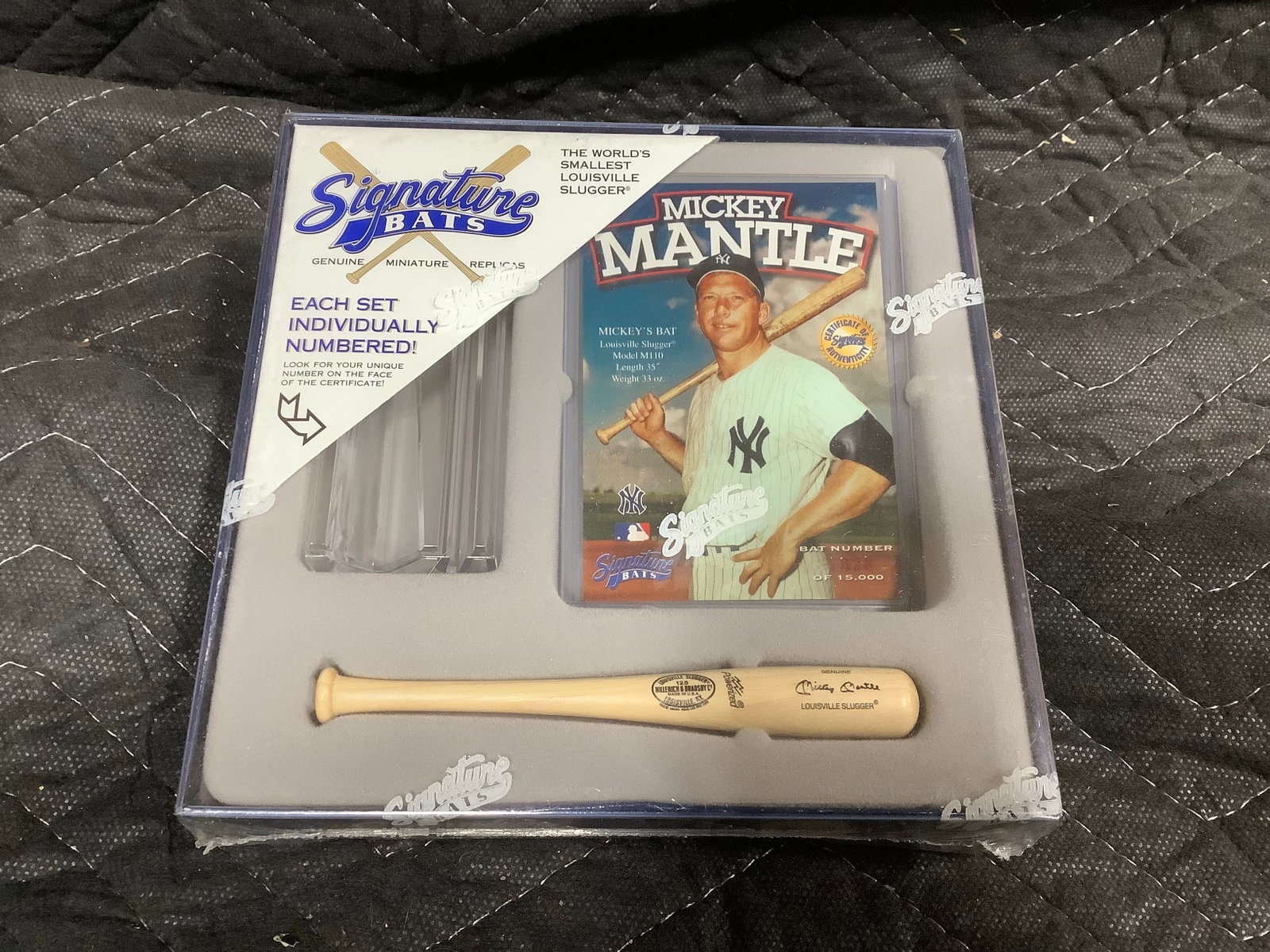 Mickey Mantle Signature Bat Collectible *new in box* (1 of 1)