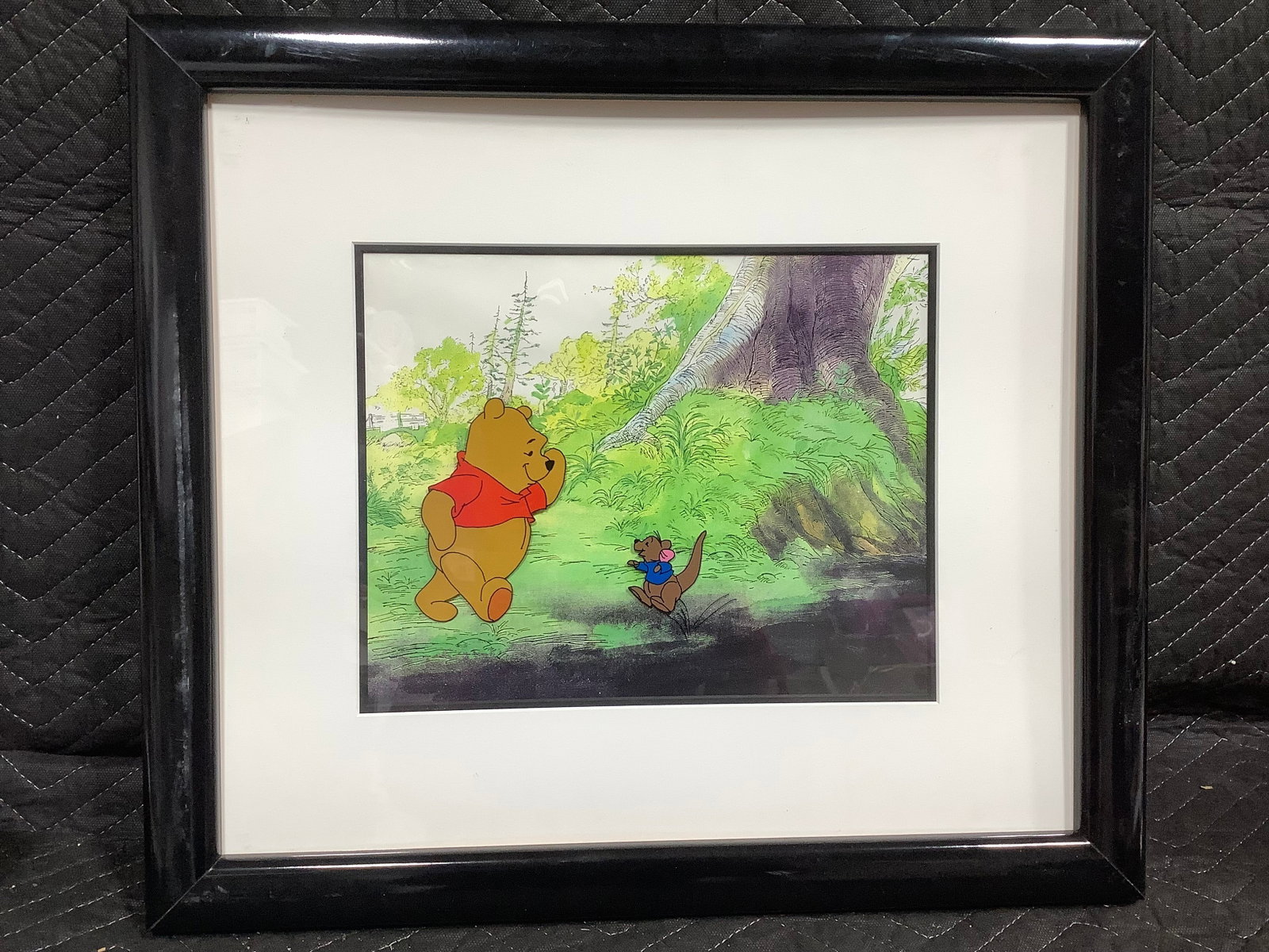 Framed Whinnie the Pooh Movie Cell (18inx21in): Framed Whinnie the Pooh Movie Cell (18inx21in)