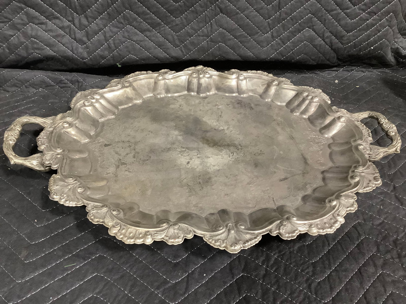 1930s Signature Plated Tray (16inx23in) (1 of 1)