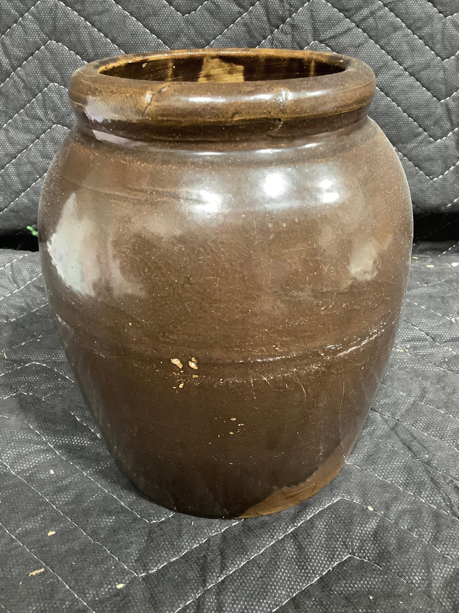 Vintage Stoneware Jug (8in Tall): Vintage Stoneware Jug (8in Tall)
