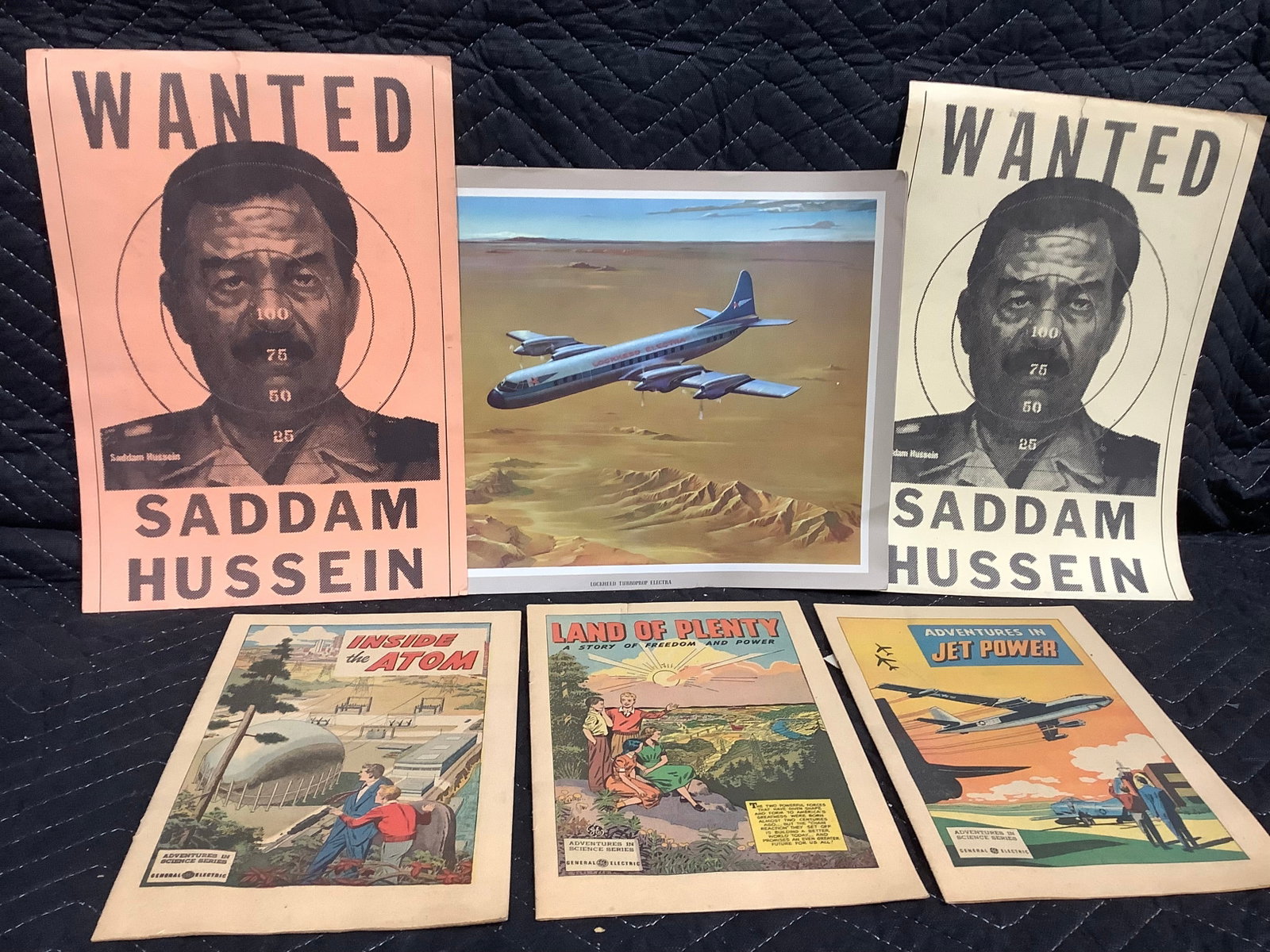 General Electric Booklets, Saddam Hussein Prints, and more (1 of 1)
