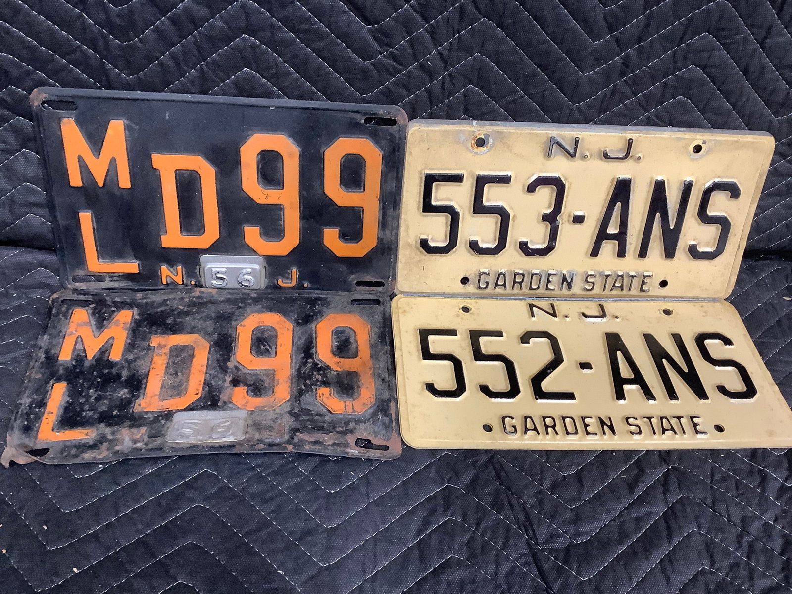 Vintage NJ License Plates: Vintage NJ License Plates