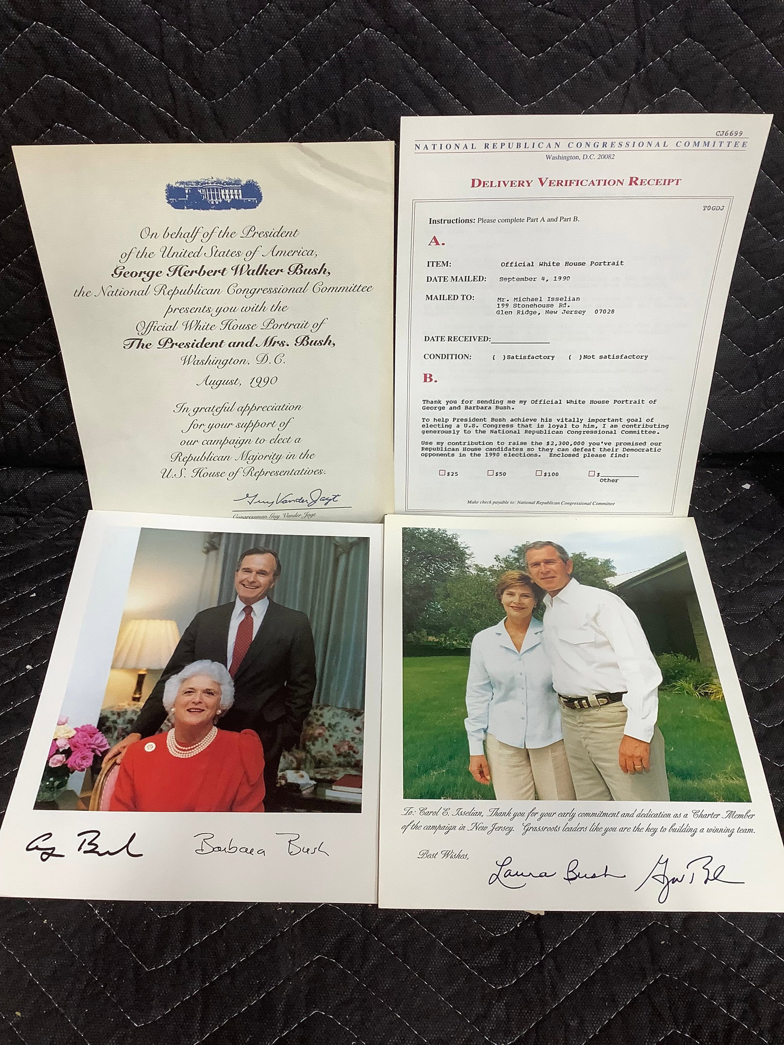 Presidential Photographs signed George Bush (1 of 1)