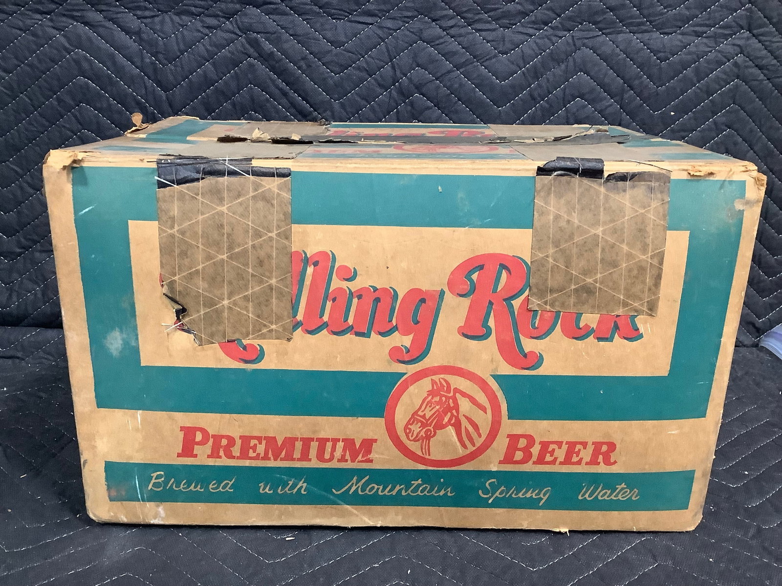 Vintage Rolling Rock Bottle Return Box: Vintage Rolling Rock Bottle Return Box
