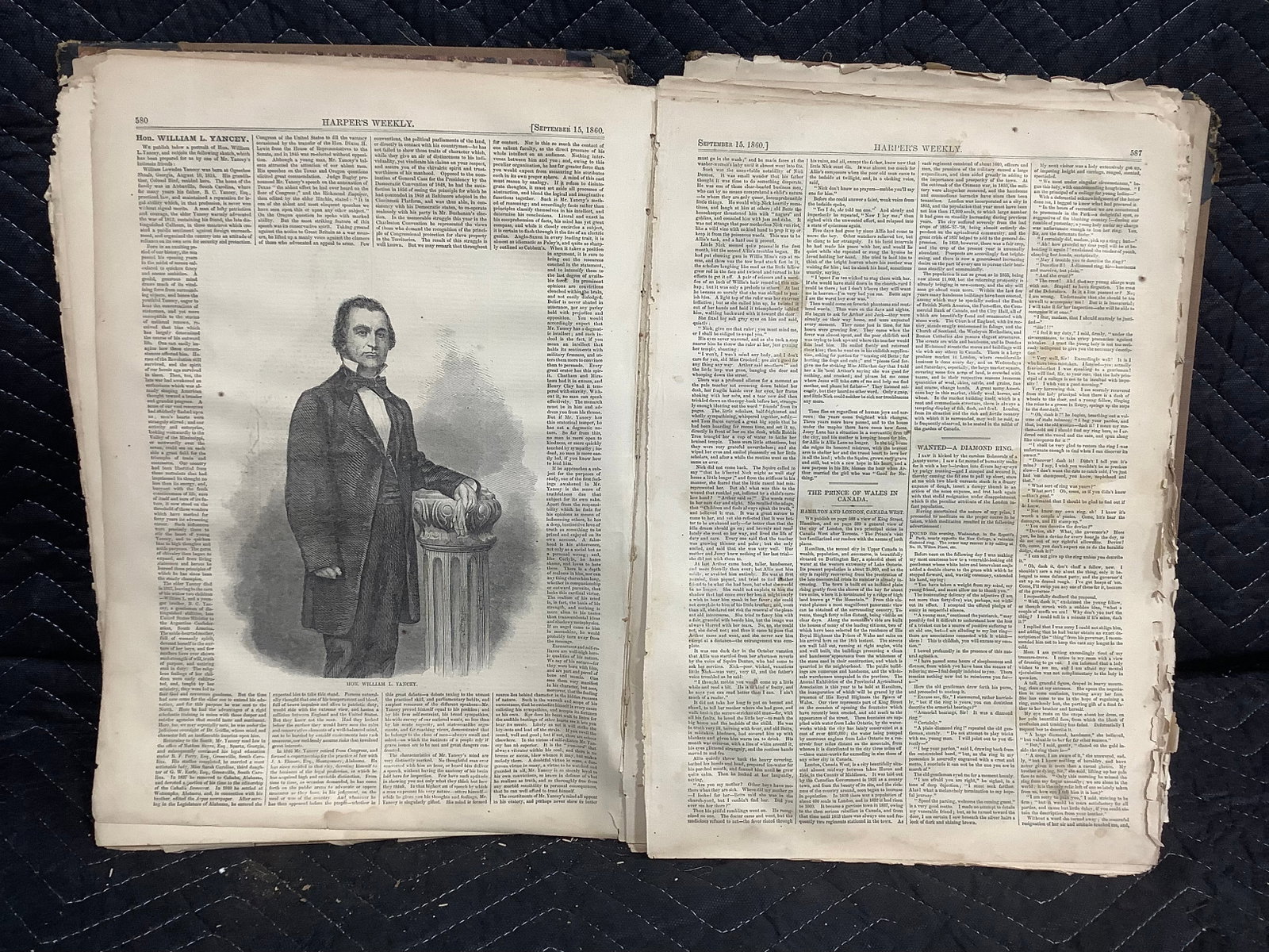 Vintage Harpers Weekly News Article Book (1 of 1)