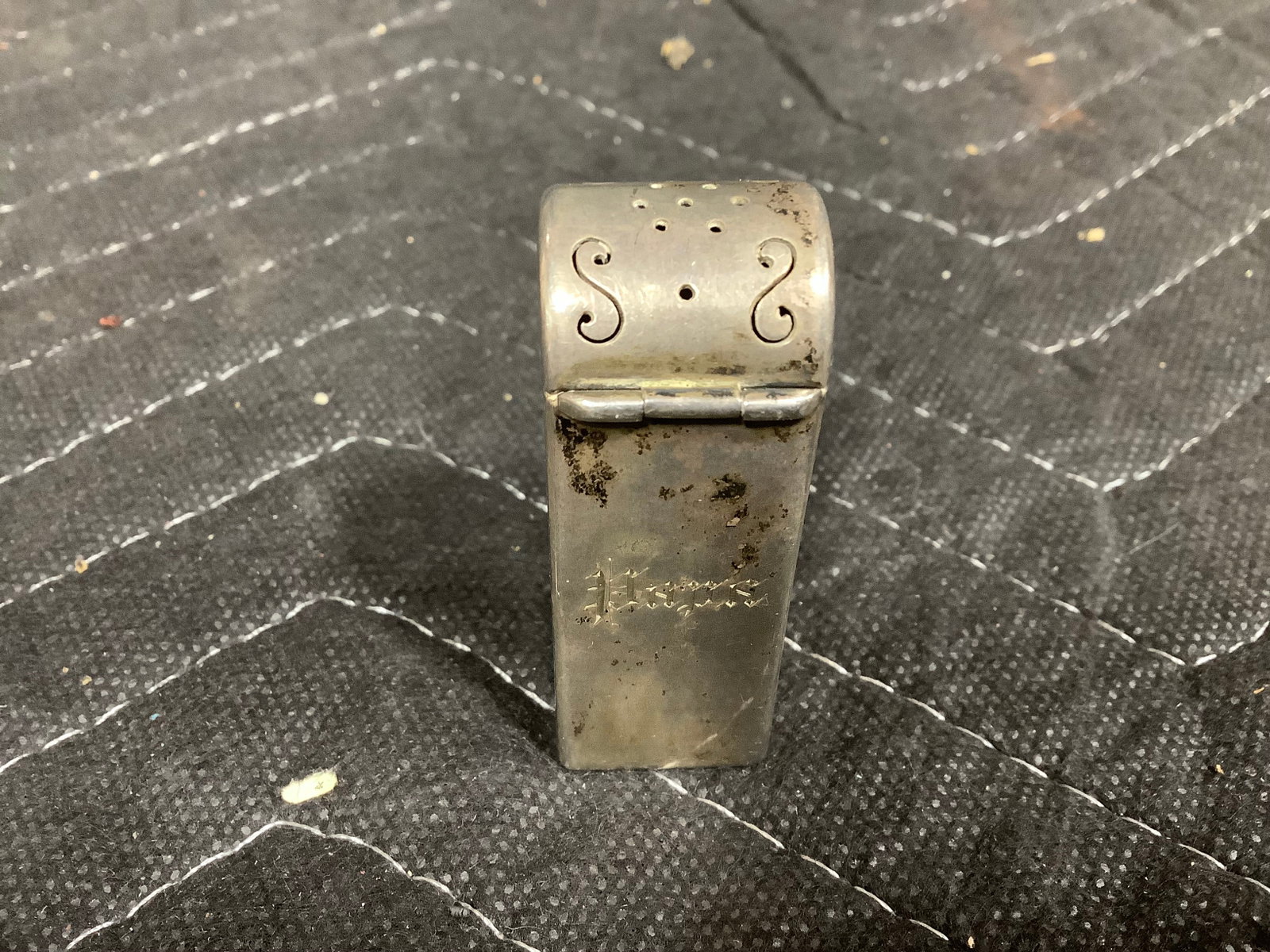 Tiffany Sterling Match Holder: Tiffany Sterling Match Holder