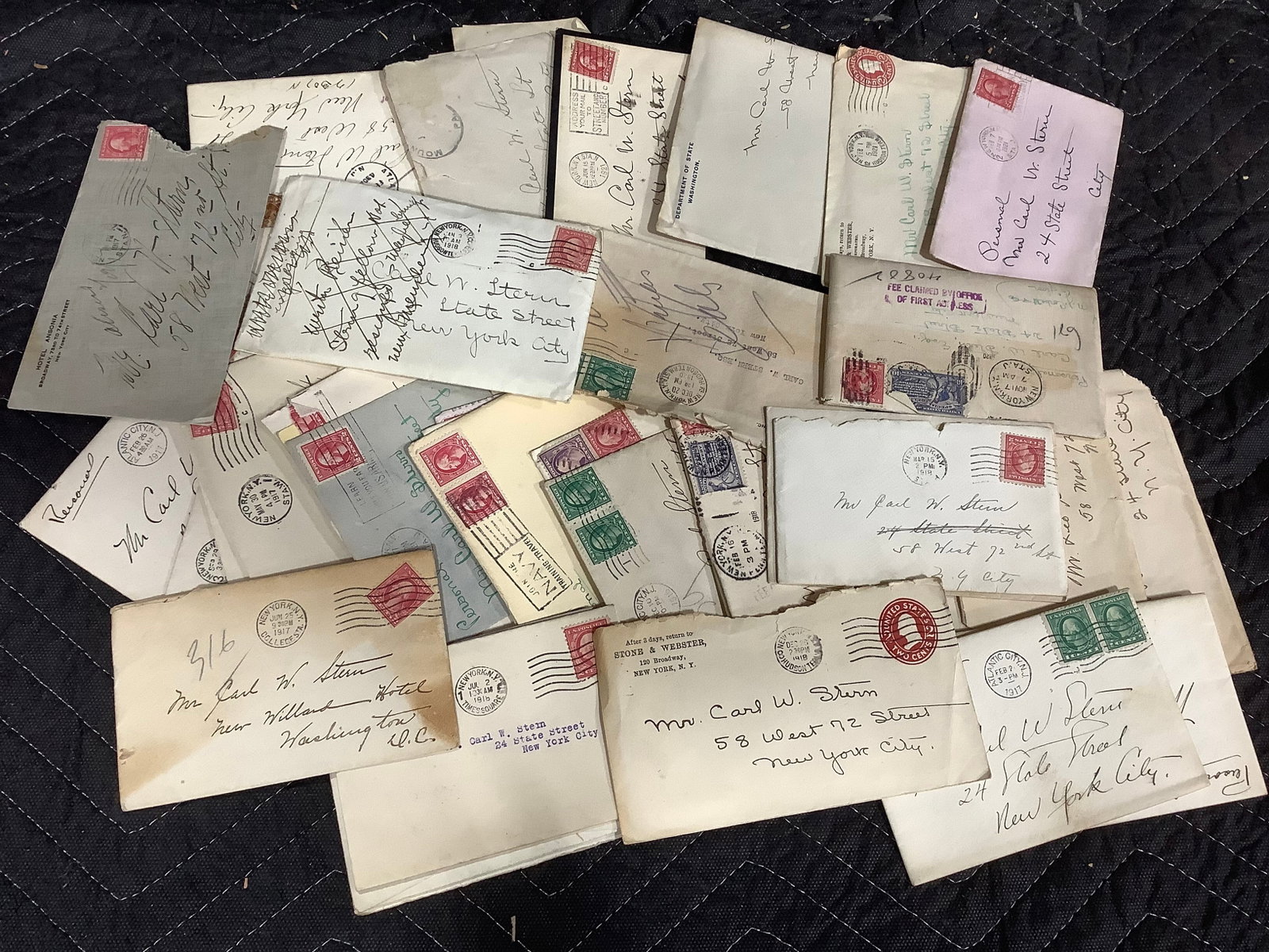 1919/1920 Letters/Stamps (1 of 1)
