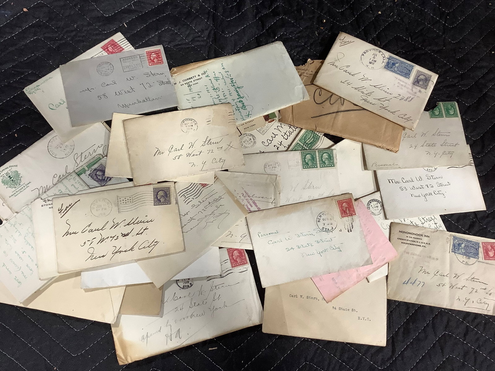 1918/1919 Letters/Stamps: 1918/1919 Letters/Stamps
