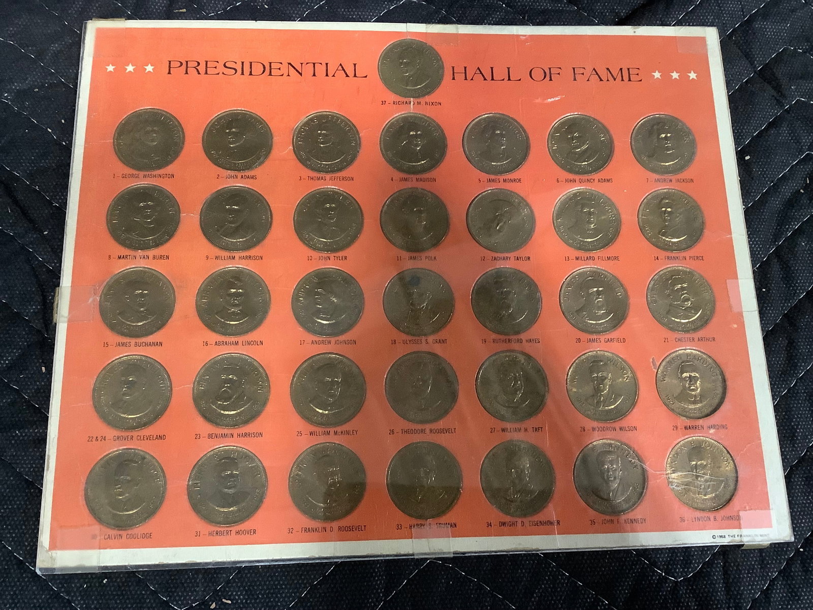 Presidential Hall of Fame Collectible Quarters (1 of 1)