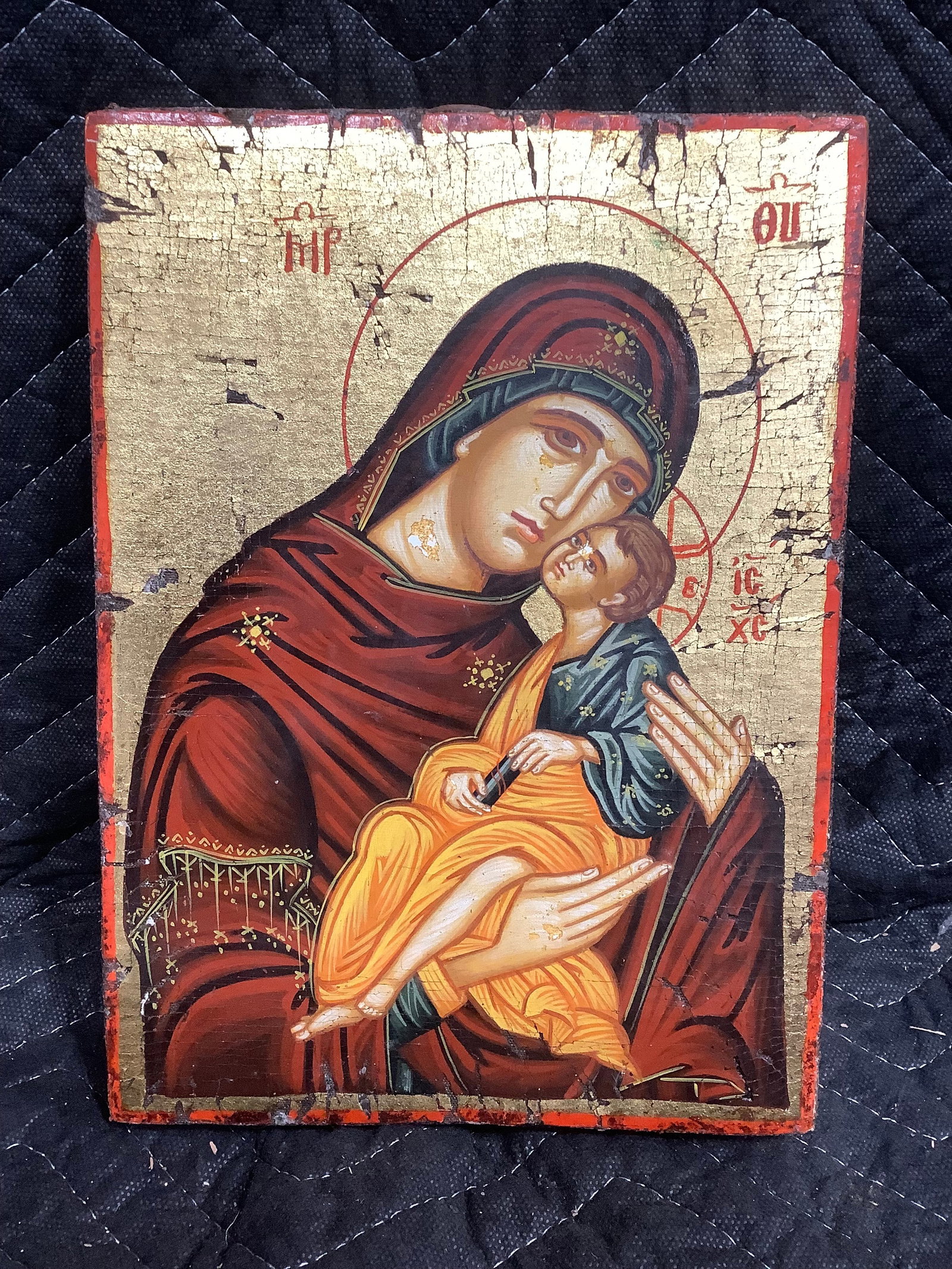Vintage Virgin Mary Artwork(7inx10in) (1 of 1)