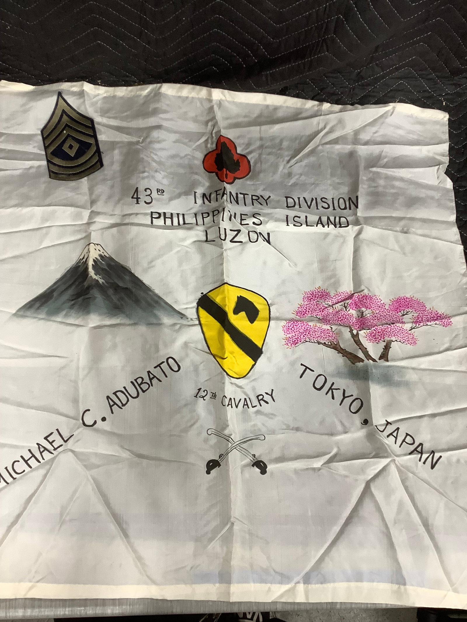43rd Infantry Division Phillipines Island Tapestry: 43rd Infantry Division Phillipines Island Tapestry