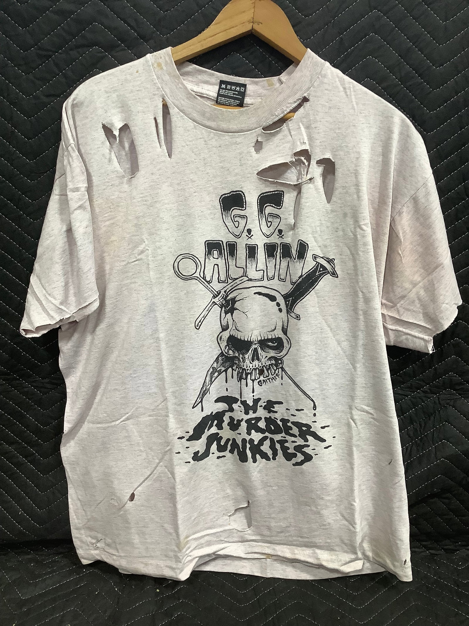The Murder Junkies cut rock tshirt(XL) (1 of 1)