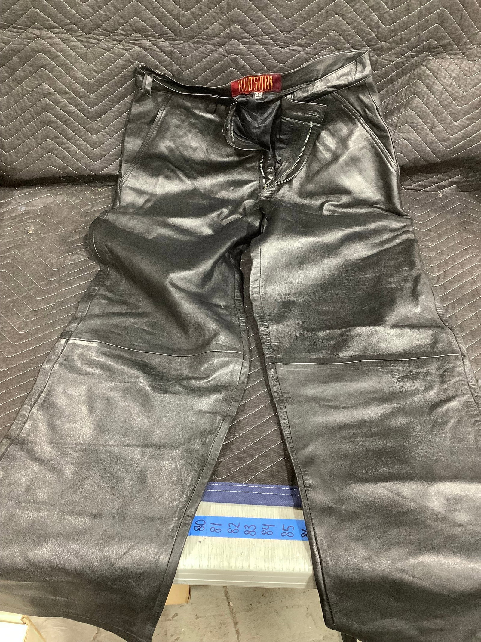 1970s Hudson leather pants(36) (1 of 1)