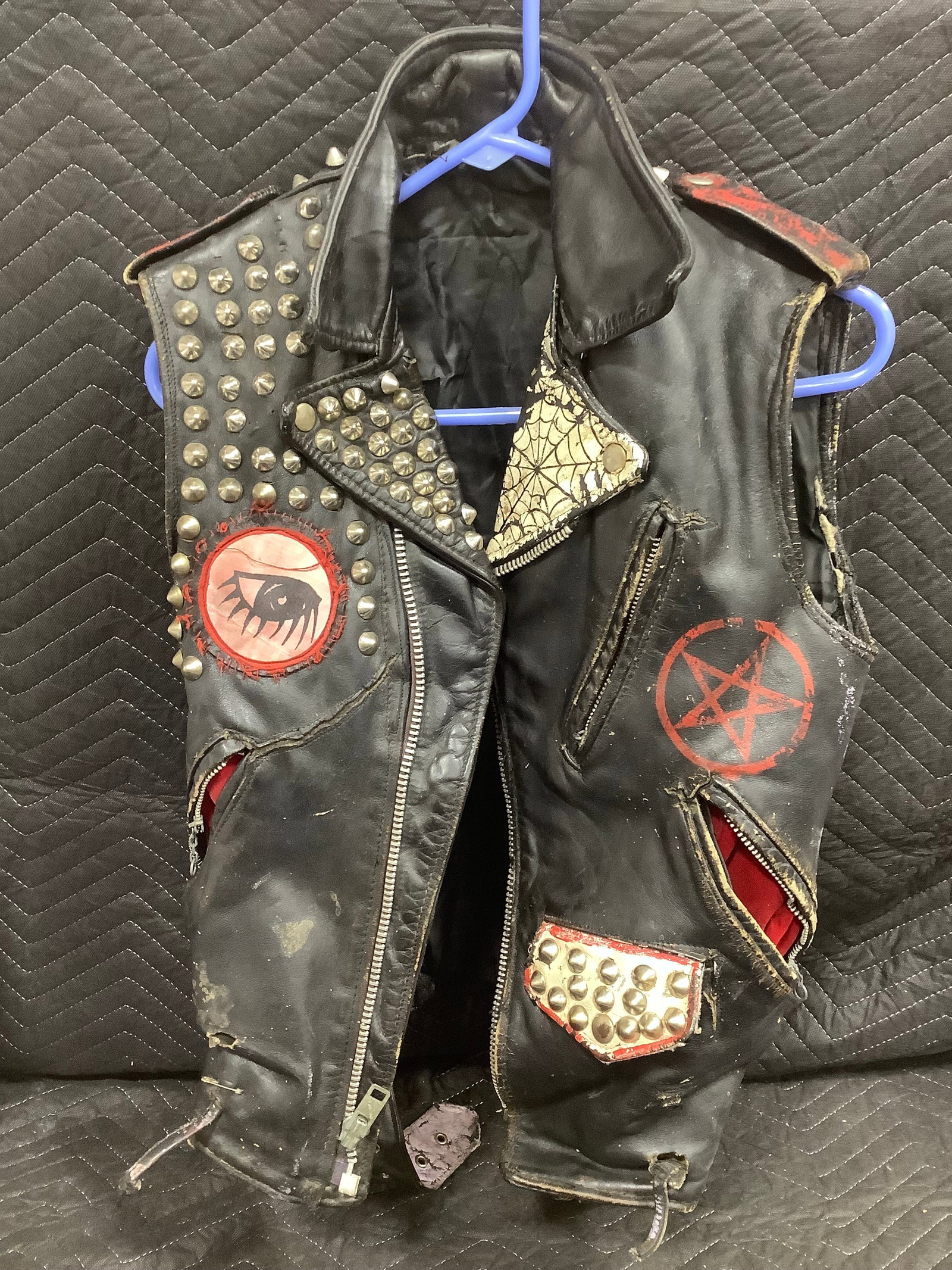 1970s punk rock vest: 1970s punk rock vest