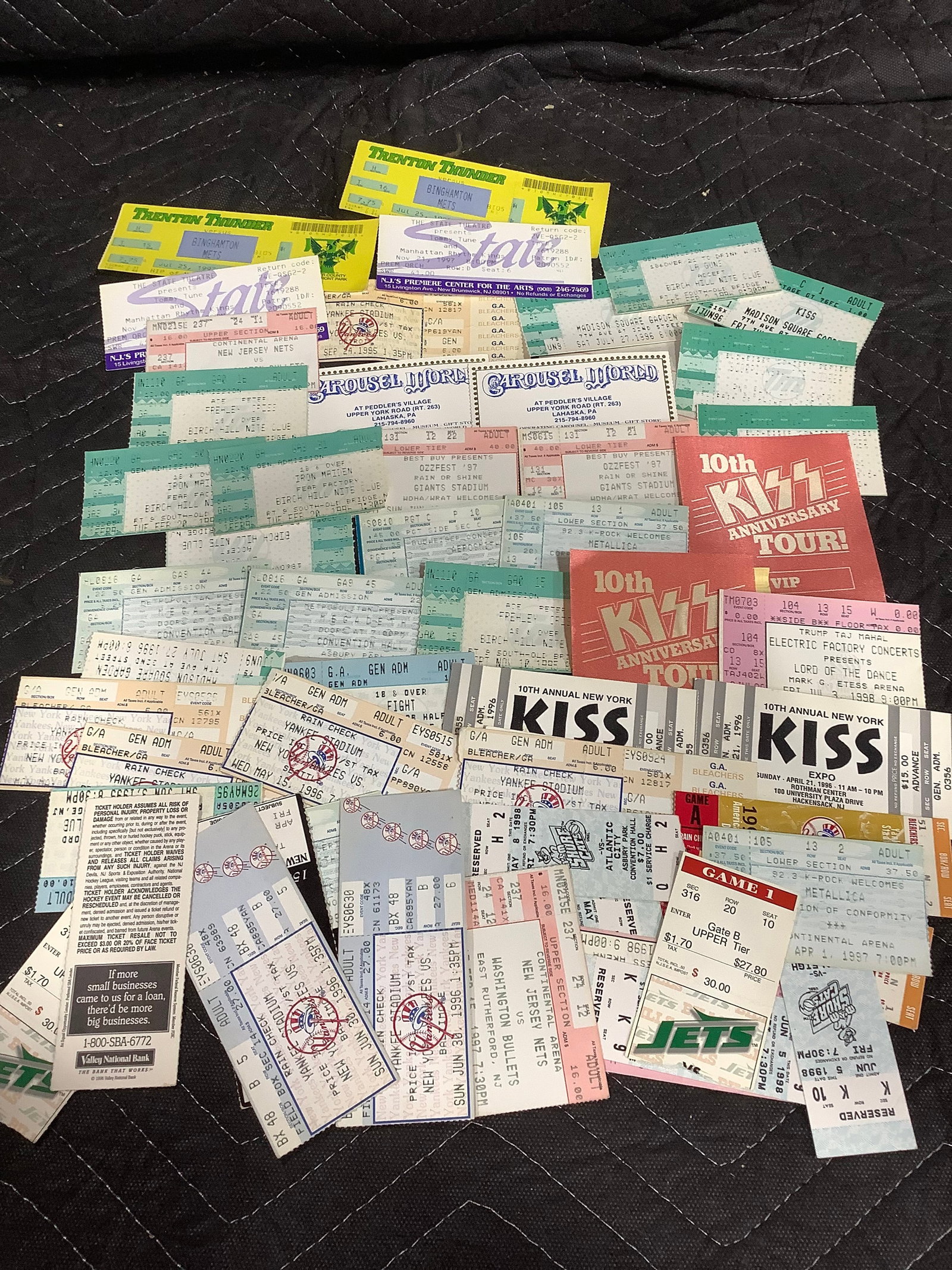 Vintage rock concert tickets (1 of 1)