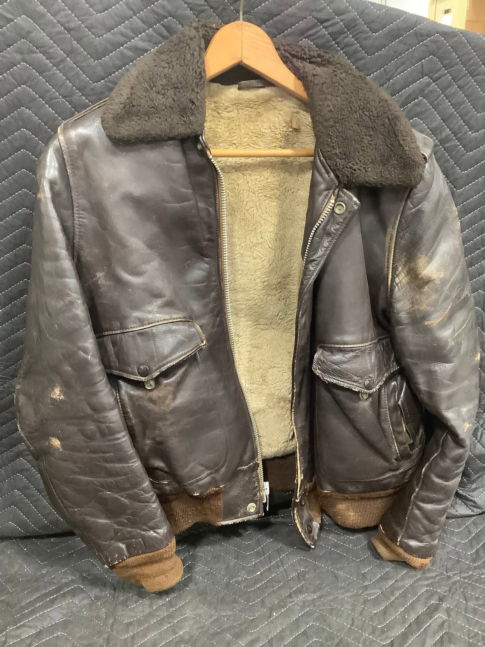 Schott Brauss leather jacket(38): Schott Brauss leather jacket(38)