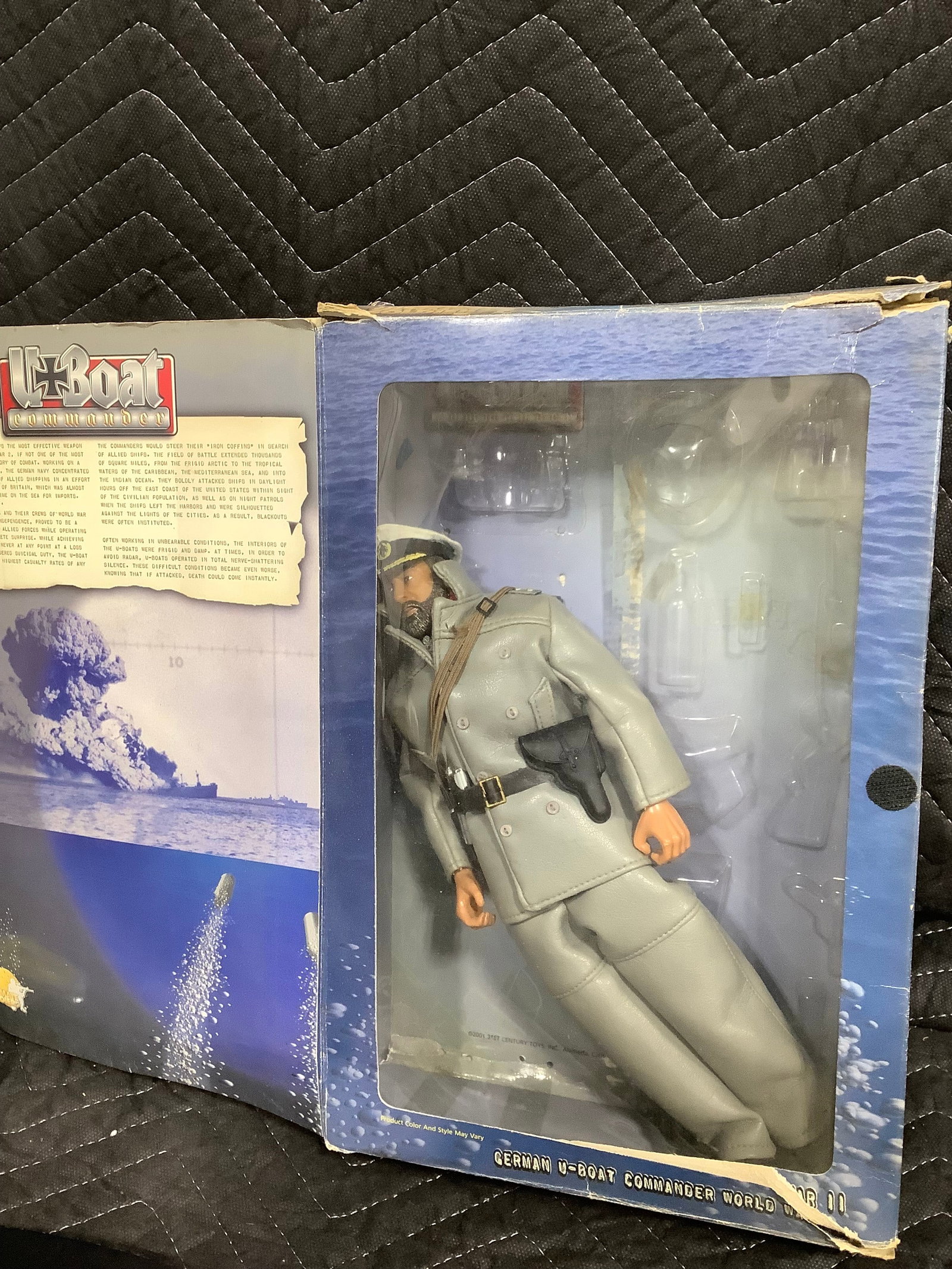 German U Boat commander collectible figure in package: German U Boat commander collectible figure in package