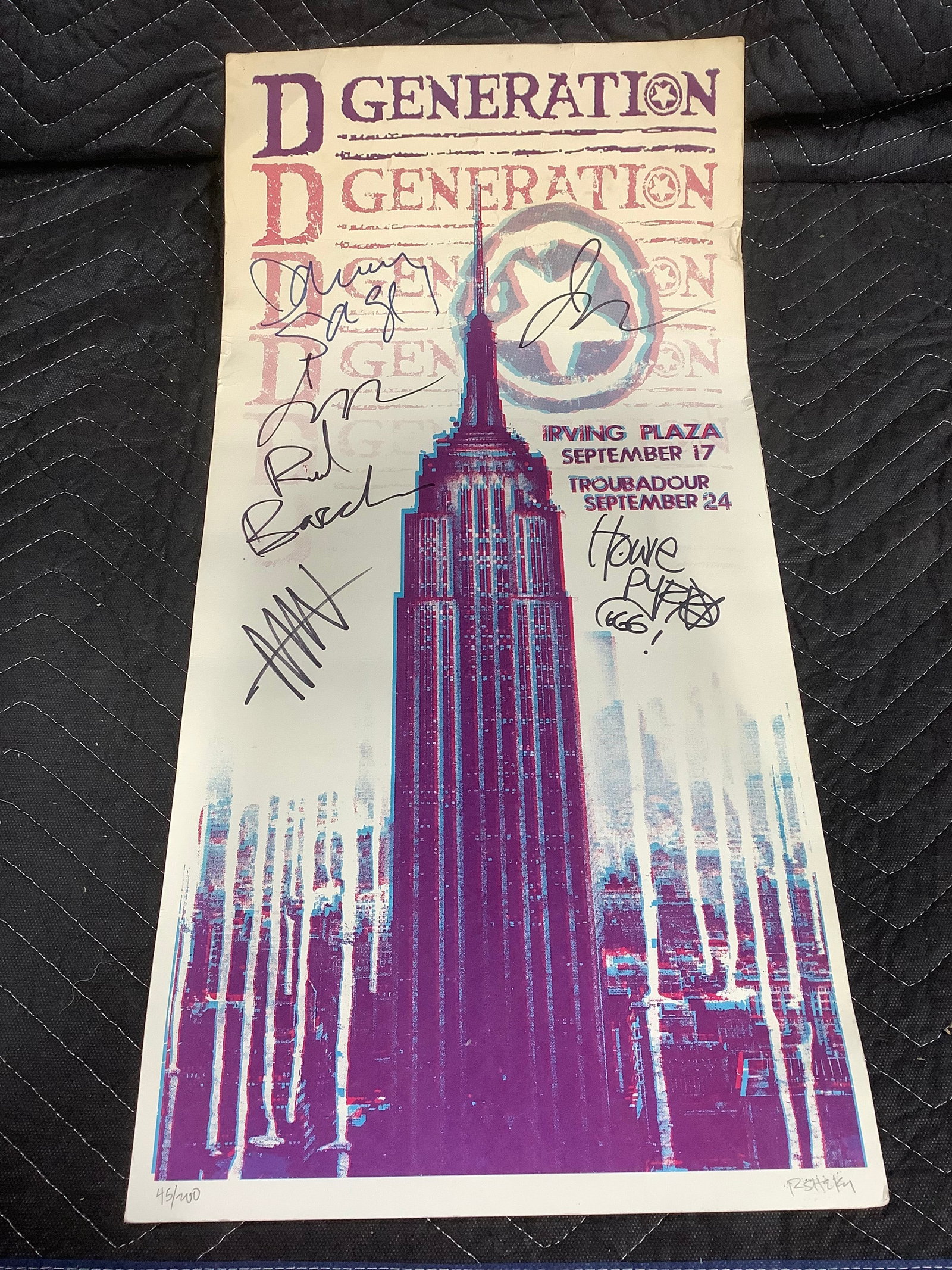 D Generation signed poster(12inx25in) (1 of 1)