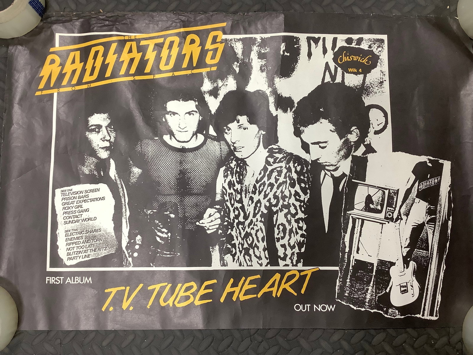 The Radiators vintage poster(20inx30in): The Radiators vintage poster(20inx30in)