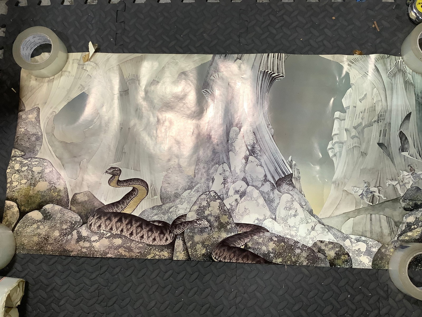 Relayer poster(20inx36in-torn in corner): Relayer poster(20inx36in-torn in corner)