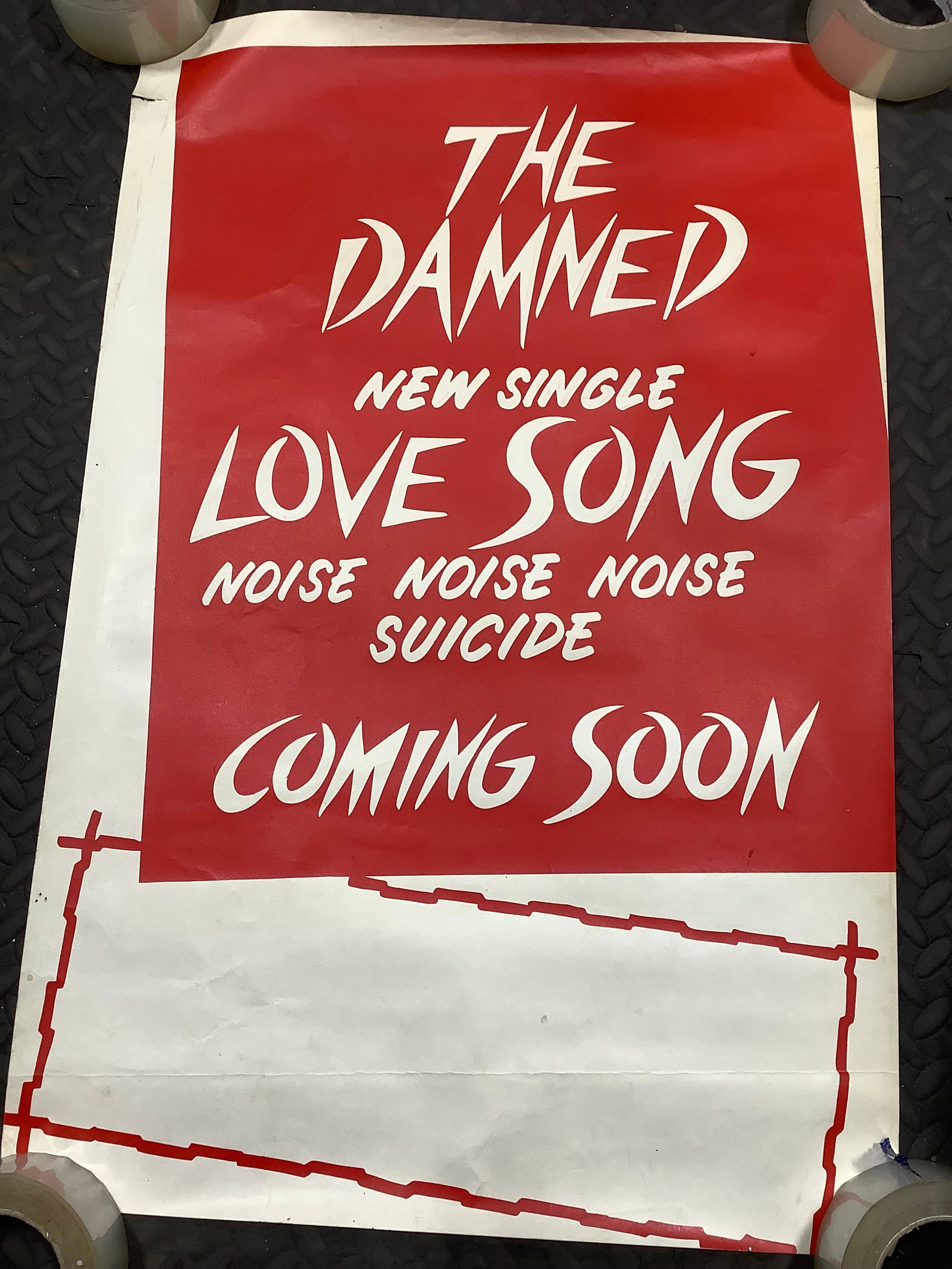 The Damned vintage poster(24inx36in): The Damned vintage poster(24inx36in)