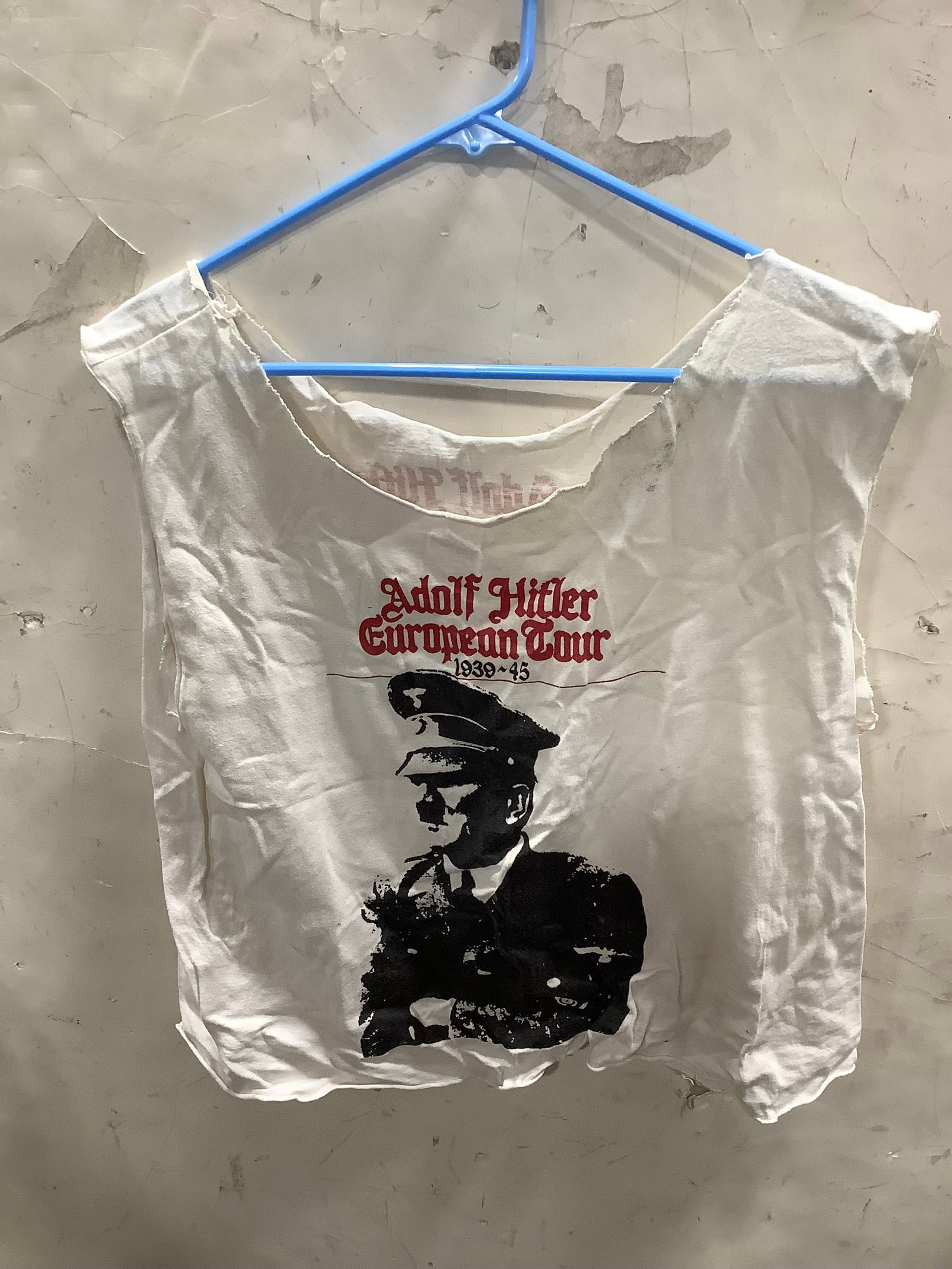 Adolf Hitler cut shirt(size N/A): Adolf Hitler cut shirt(size N/A)