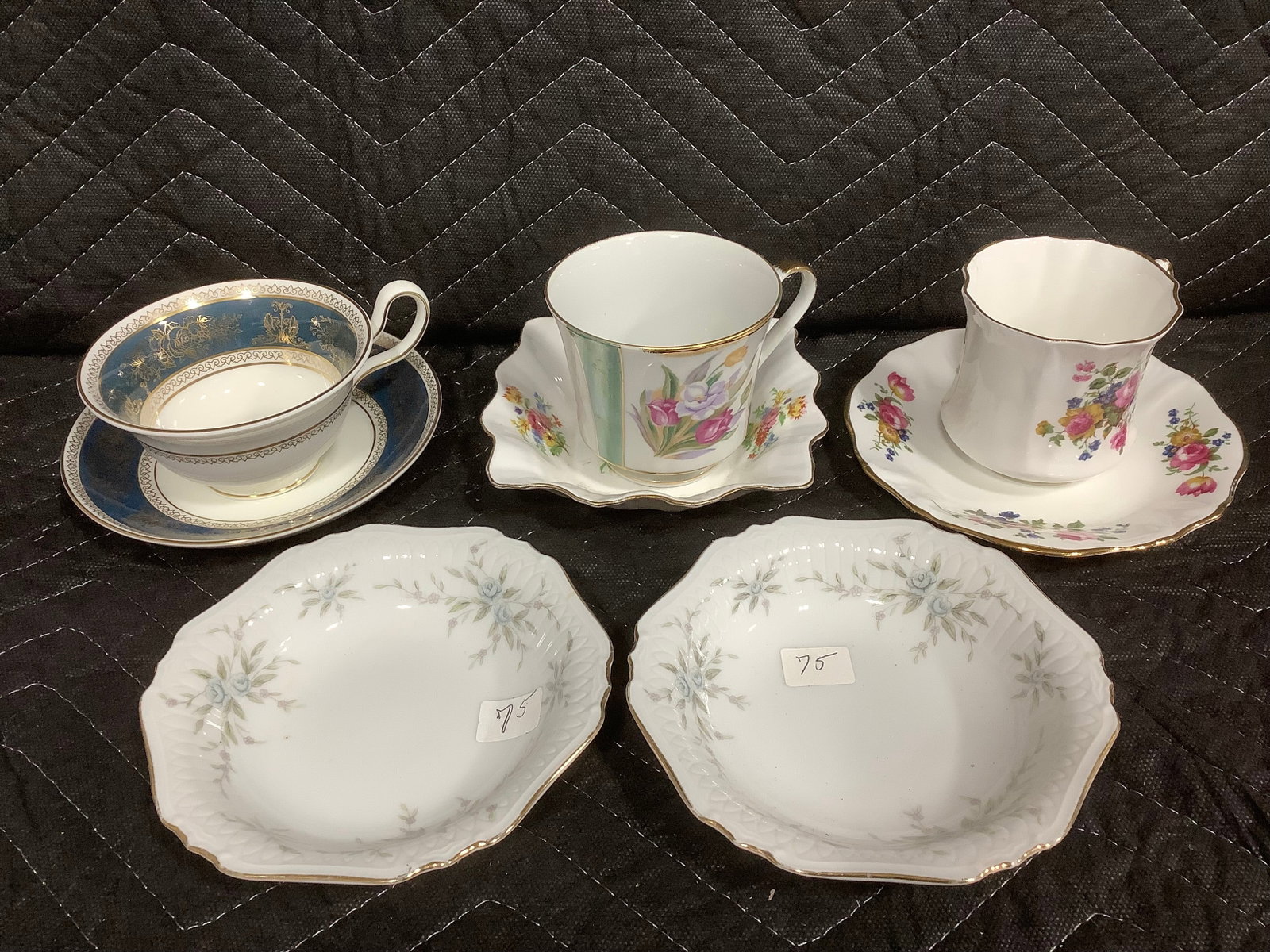 Teacups with dishes (Mikasa, Hammersley, etc.) (1 of 1)