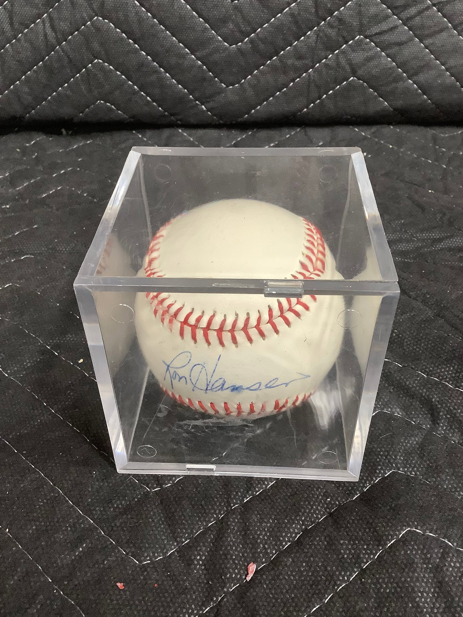 Baseball signed by Ron Hansen(American League 1950s through 1970s) (1 of 1)