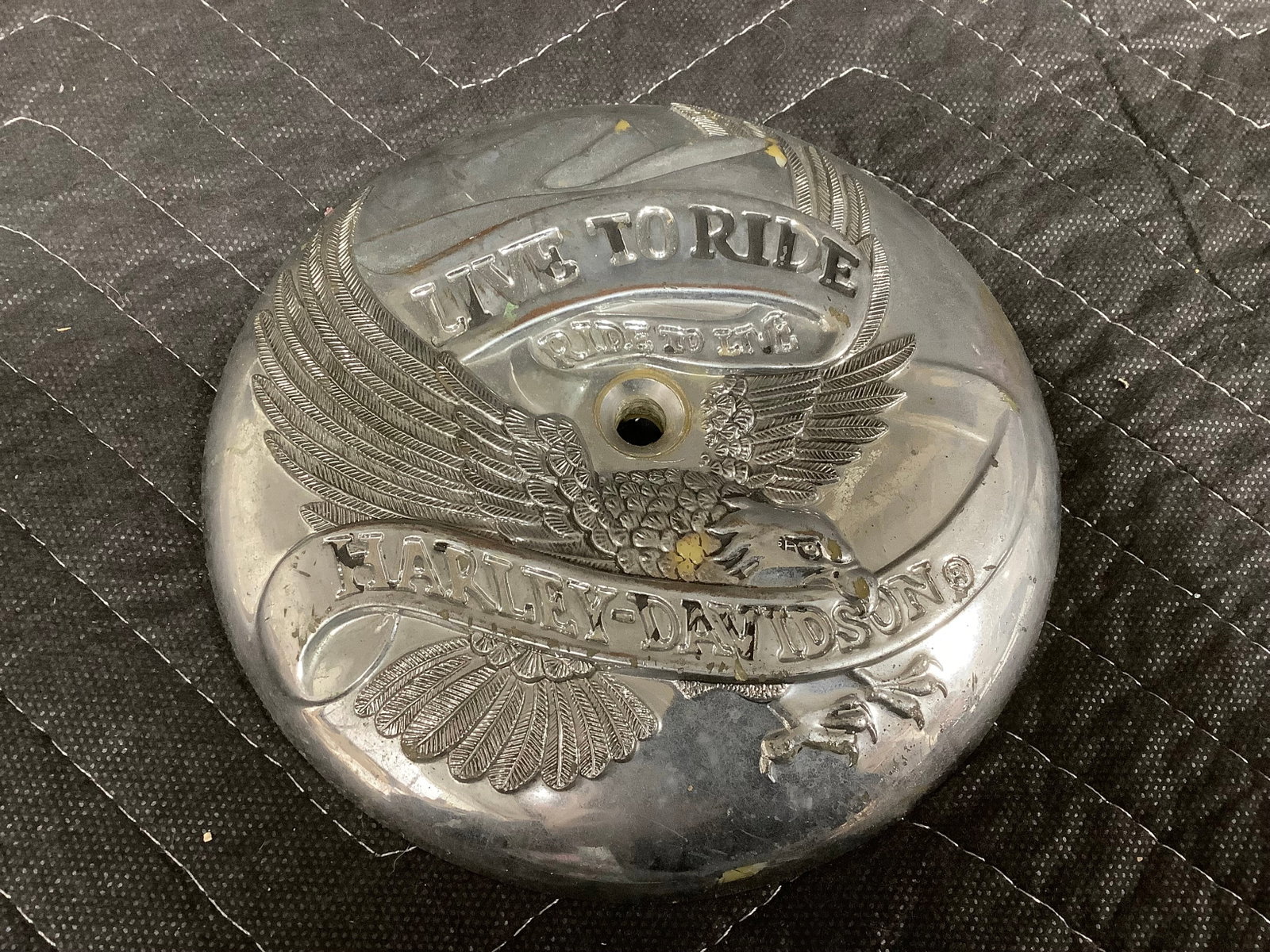 Harley Davidson Live to Ride air filter cover (1 of 1)