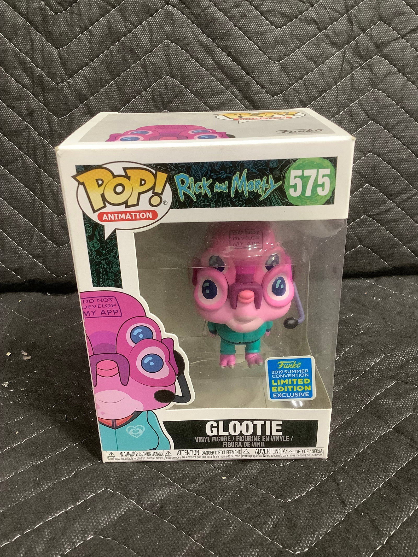 Glootie Rick and Morty 575 Funko Pop collectible vinyl figure*new in package*: Glootie Rick and Morty 575 Funko Pop collectible vinyl figure*new in package*