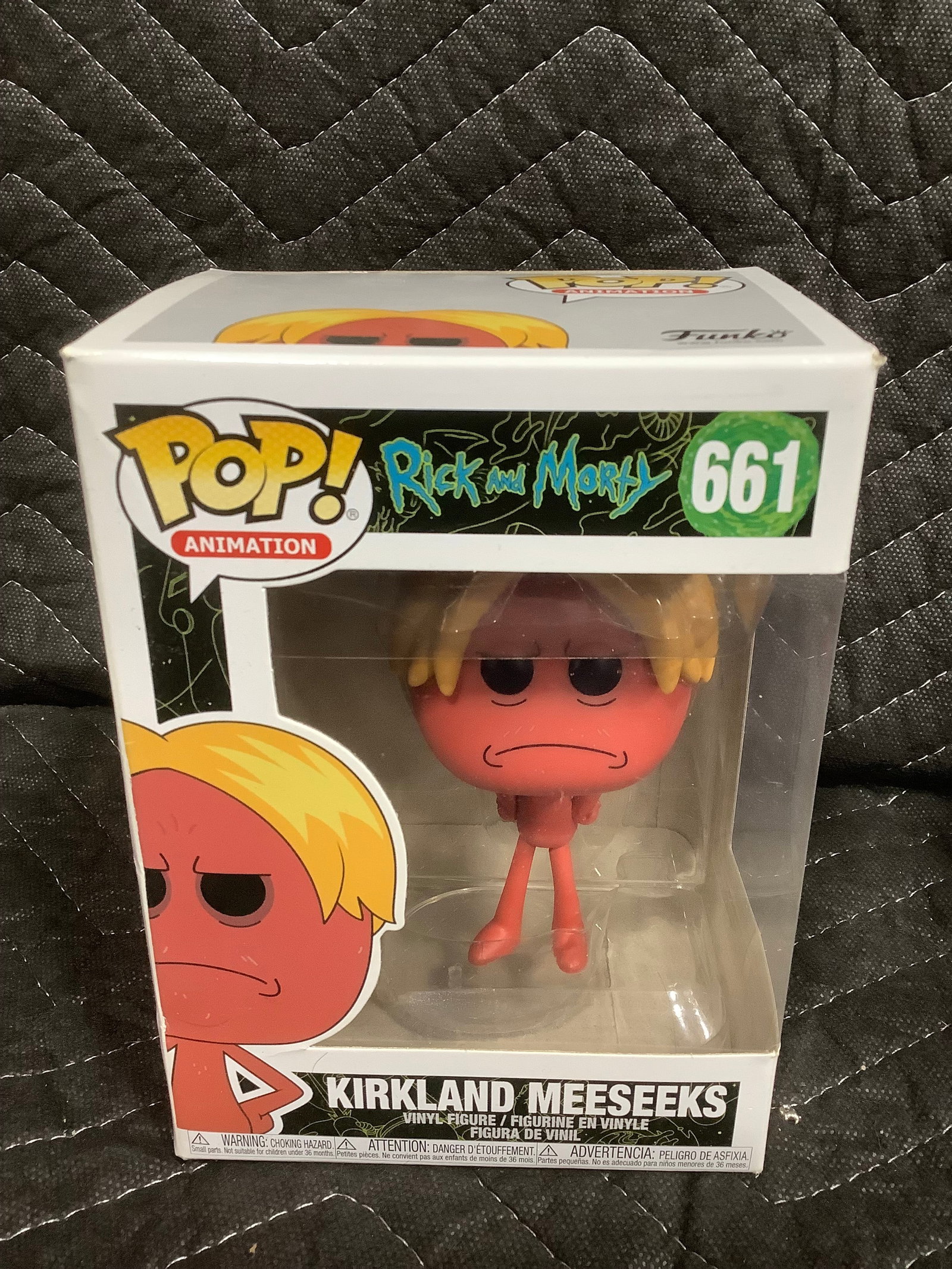 Rick and Morty Kirkland Meeseeks 661 Funko Pop collectible vinyl figure*new in package*: Rick and Morty Kirkland Meeseeks 661 Funko Pop collectible vinyl figure*new in package*