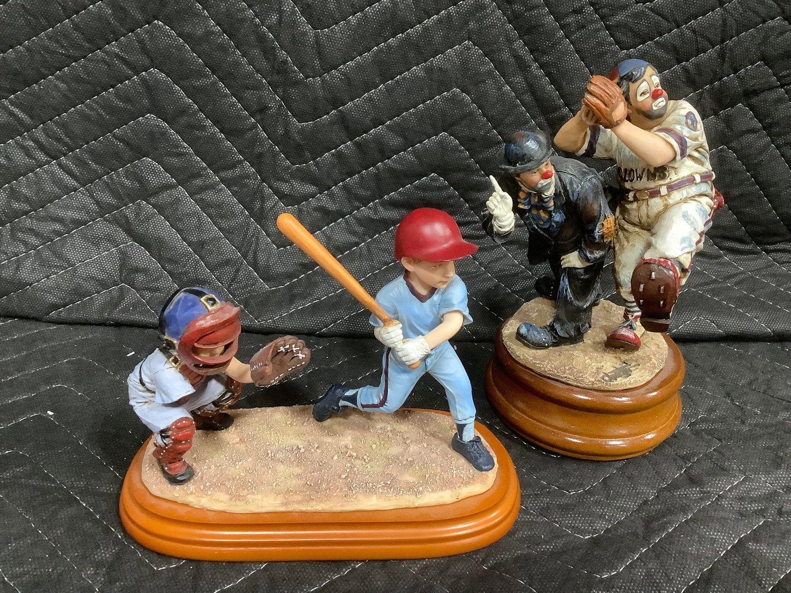 Character Collectibles baseball figures(one on left missing arm-7in tallest) (1 of 1)