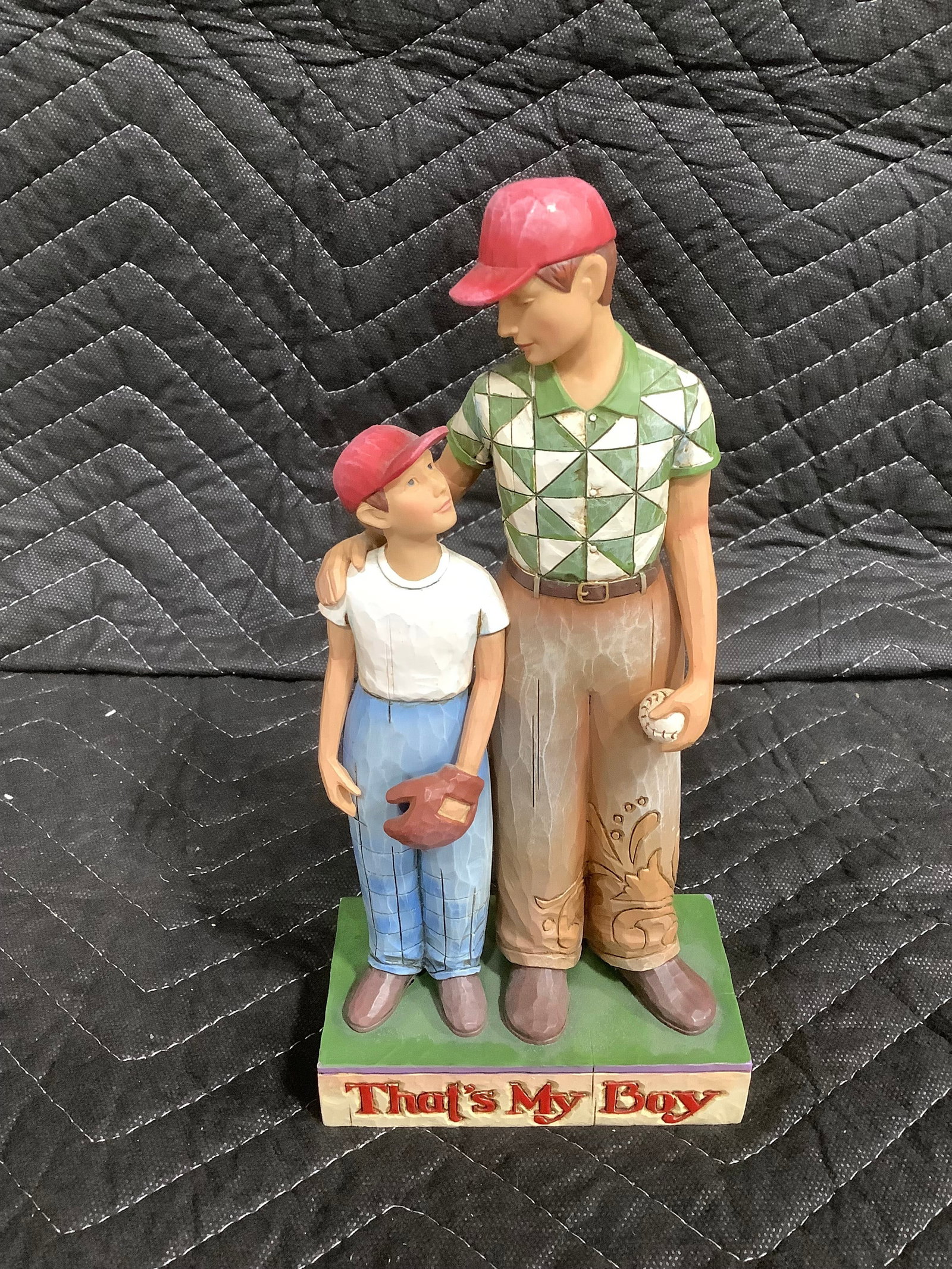 Jim Shore collectible baseball statue(10in tall) (1 of 1)