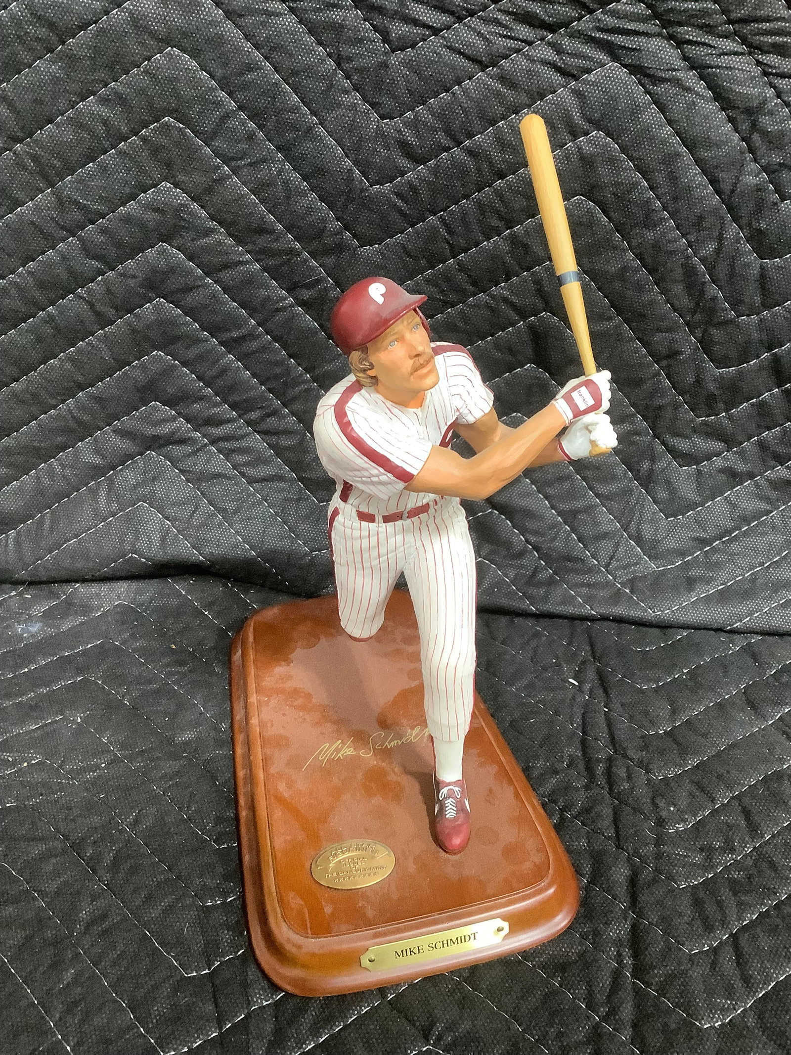 Mike Schmidt collectible figure on display stand(10in tall) (1 of 1)