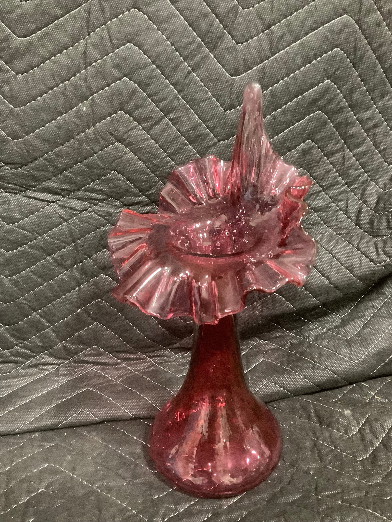 Fenton Art Glass jack in the pulpit vase(11.5in tall) (1 of 1)