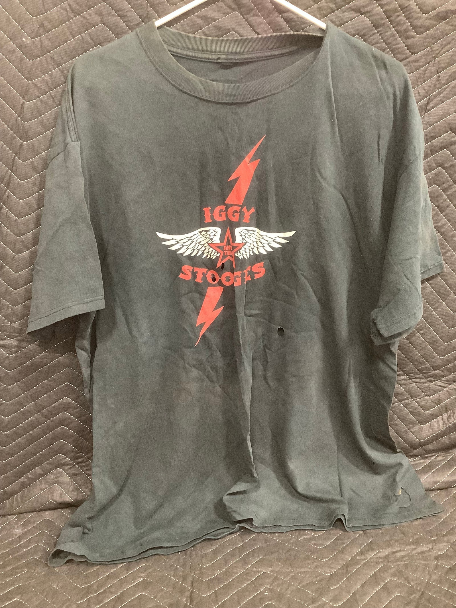 Iggy and the Stooges tshirt(has holes-size N/A): Iggy and the Stooges tshirt(has holes-size N/A)