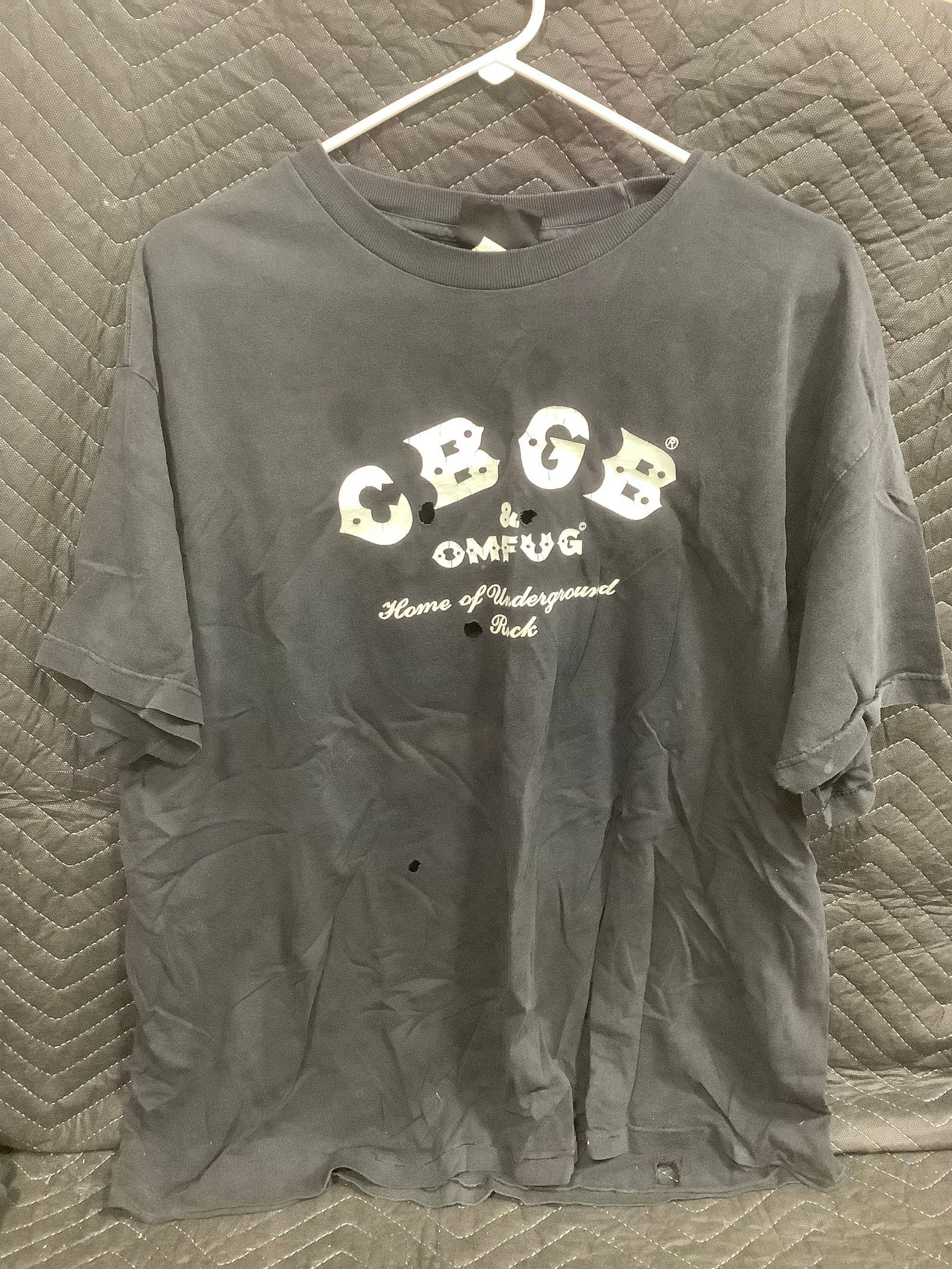 CBGB tshirt(has holes in it-XL): CBGB tshirt(has holes in it-XL)