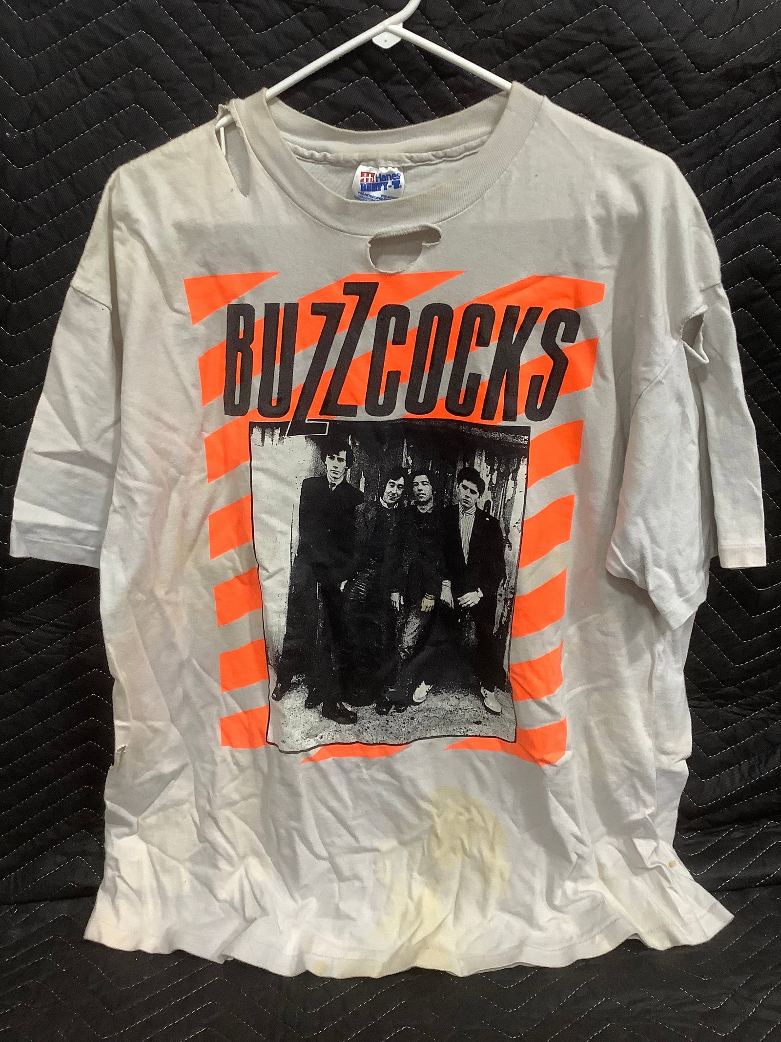 Buzzcocks tshirt(has holes in it-XL): Buzzcocks tshirt(has holes in it-XL)