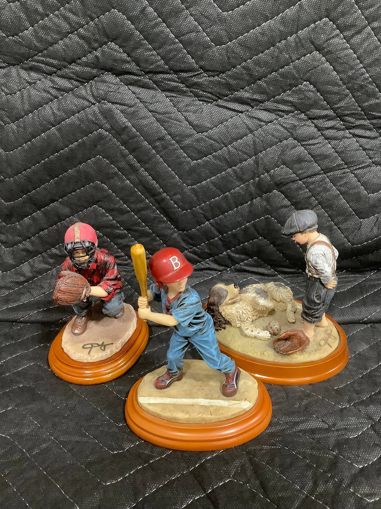 Collectible baseball figurines(Timeless Treasures and more-6.5in tallest): Collectible baseball figurines(Timeless Treasures and more-6.5in tallest)